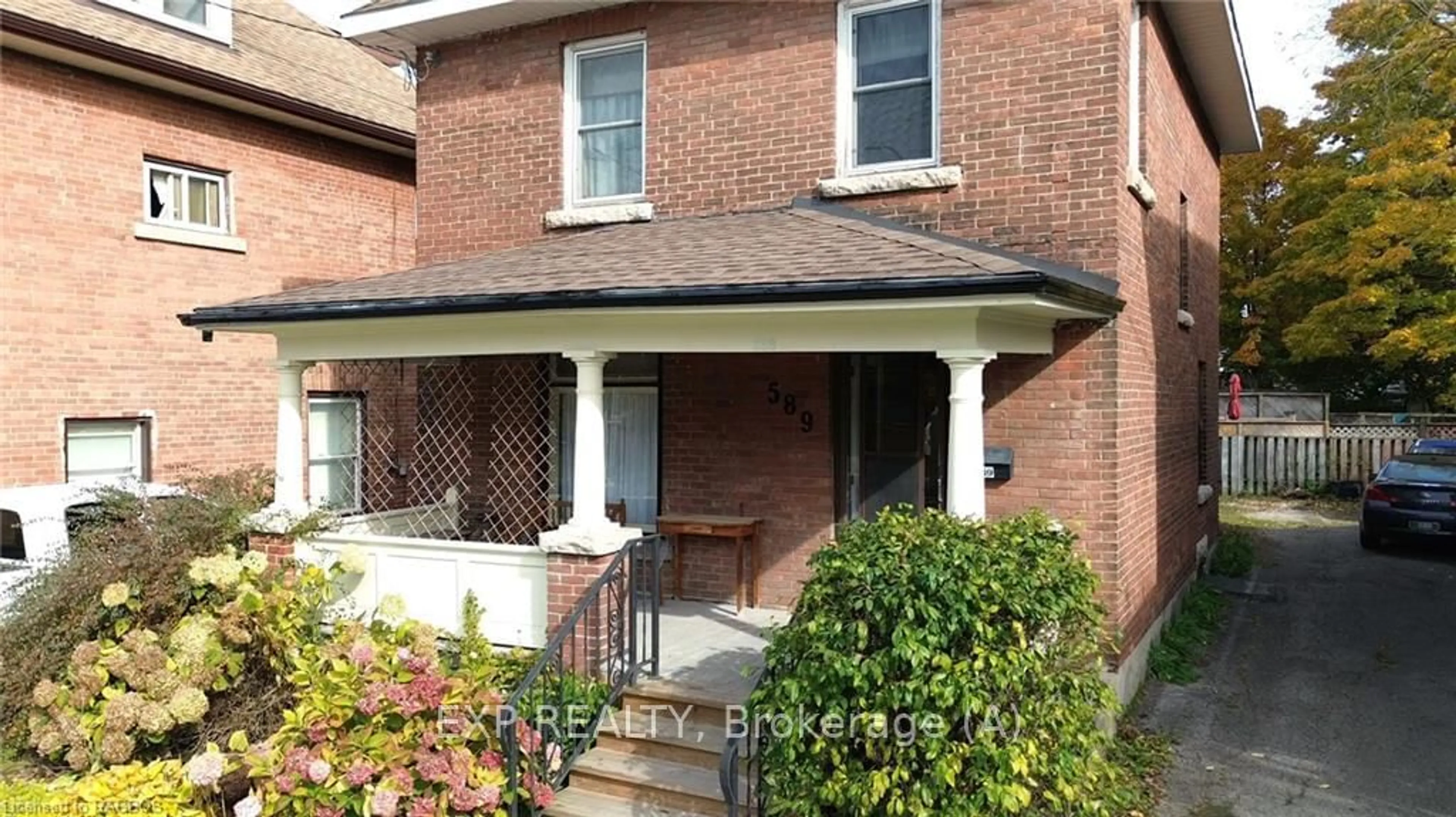 Home with brick exterior material for 589 2ND Ave, Owen Sound Ontario N4K 2G5