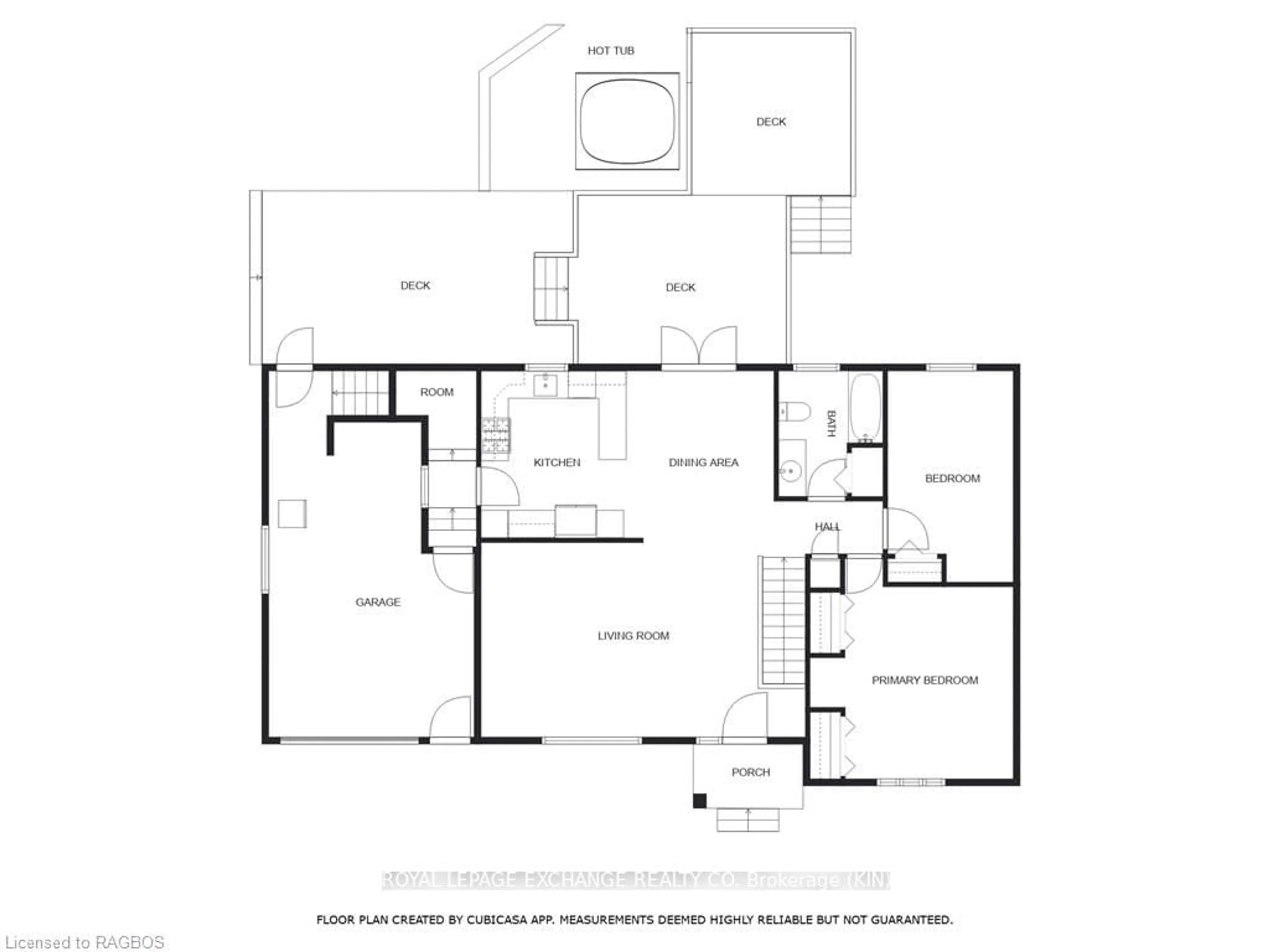 Floor plan for 386 MECHANICS St, Huron East Ontario N0G 1H0