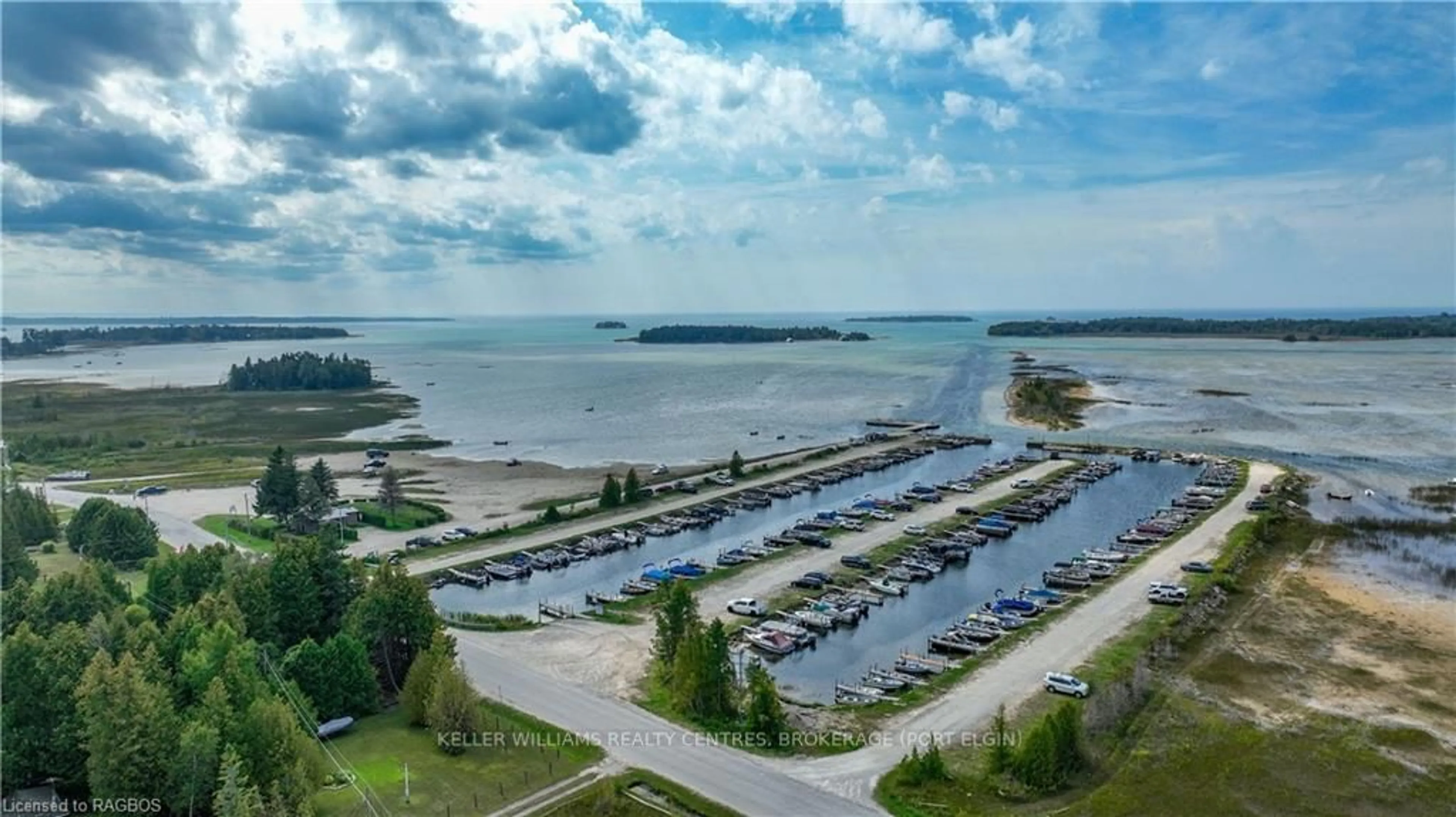 A pic from exterior of the house or condo, the view of lake or river for 4 LAKEFIELD Ave, South Bruce Peninsula Ontario N0H 2T0