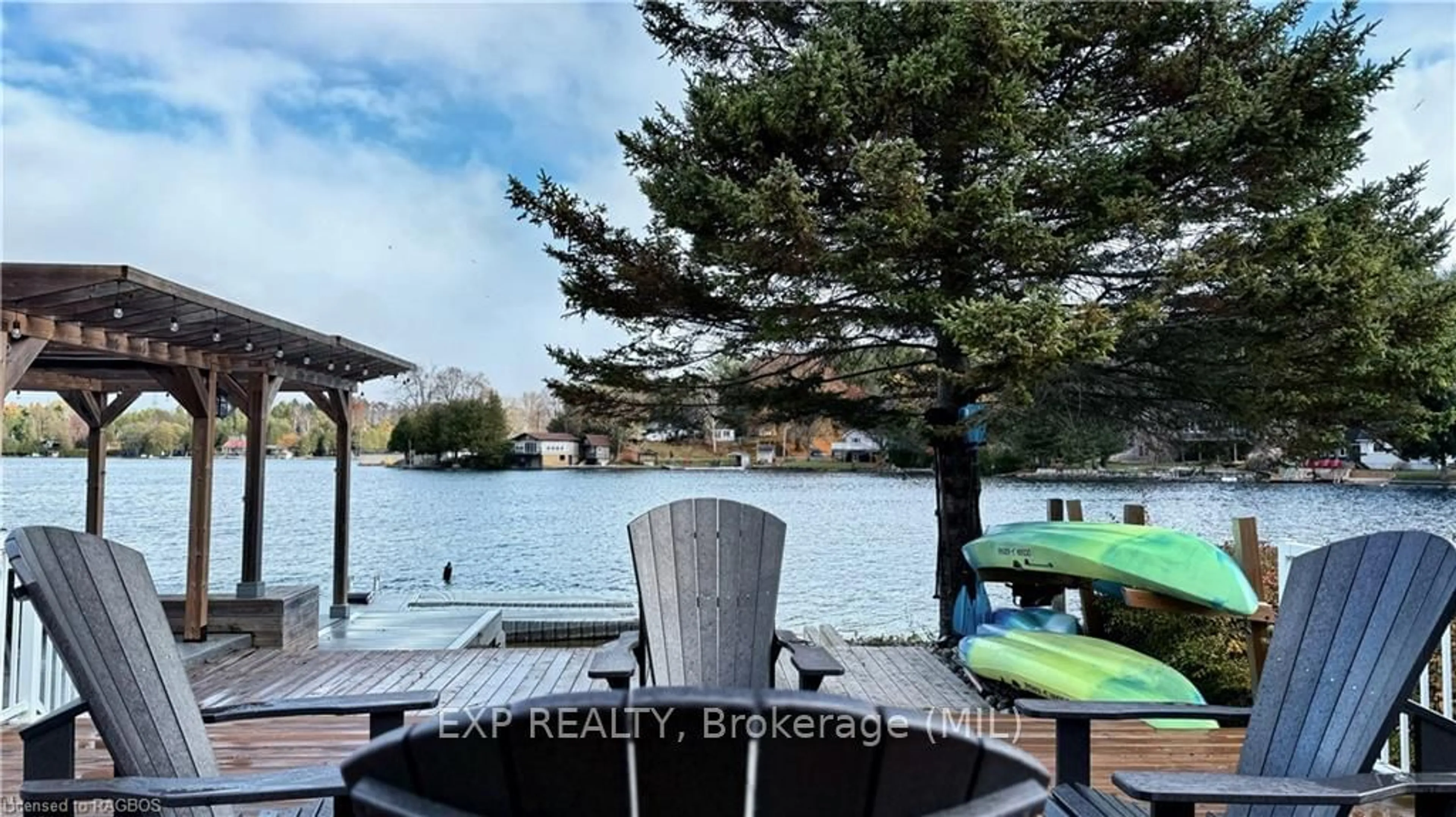 Patio, lake for 429 LAKE ROSALIND ROAD 4, Brockton Ontario N4N 3B9