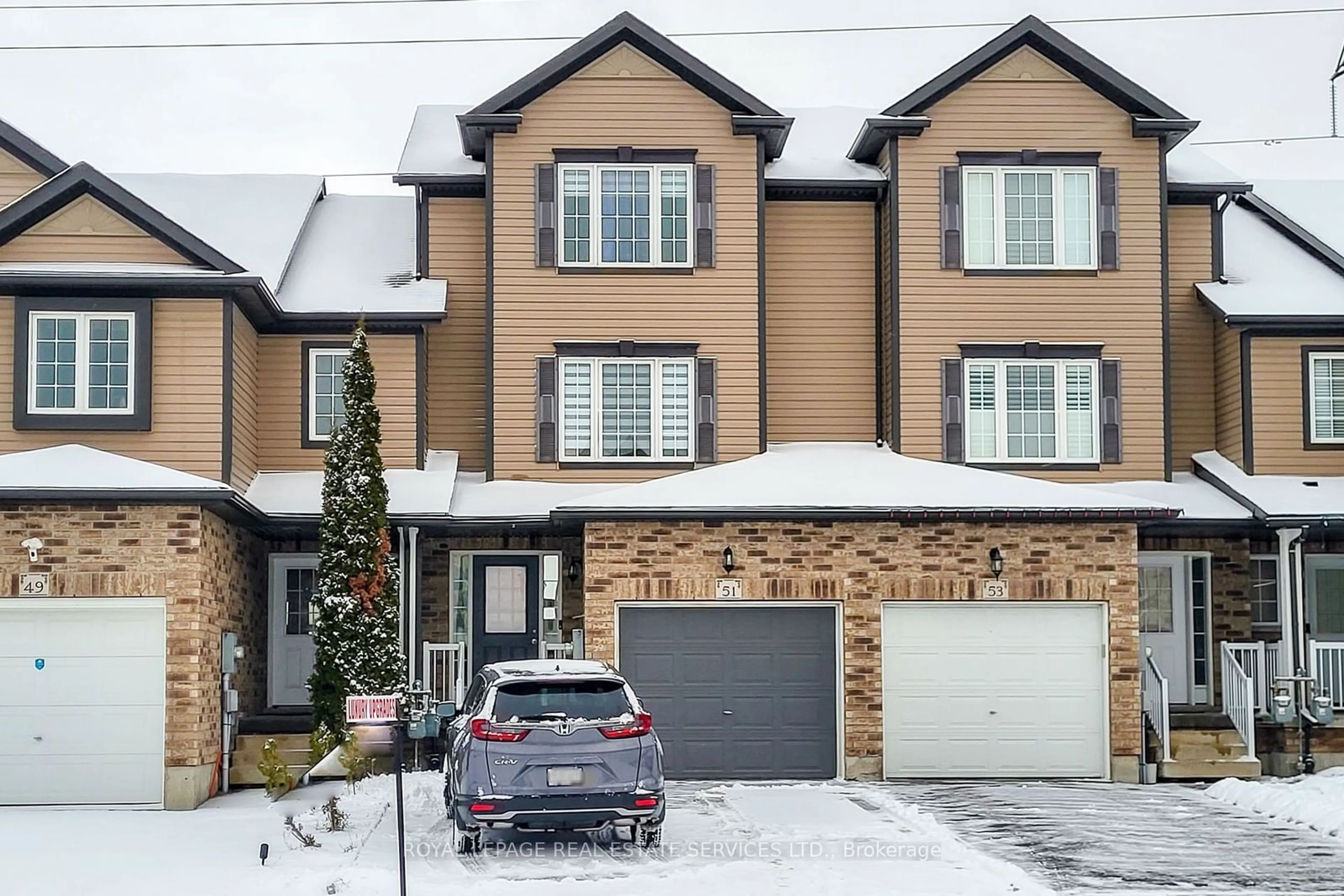 A pic from exterior of the house or condo, the street view for 51 Sorrento St, Kitchener Ontario N2R 0A4