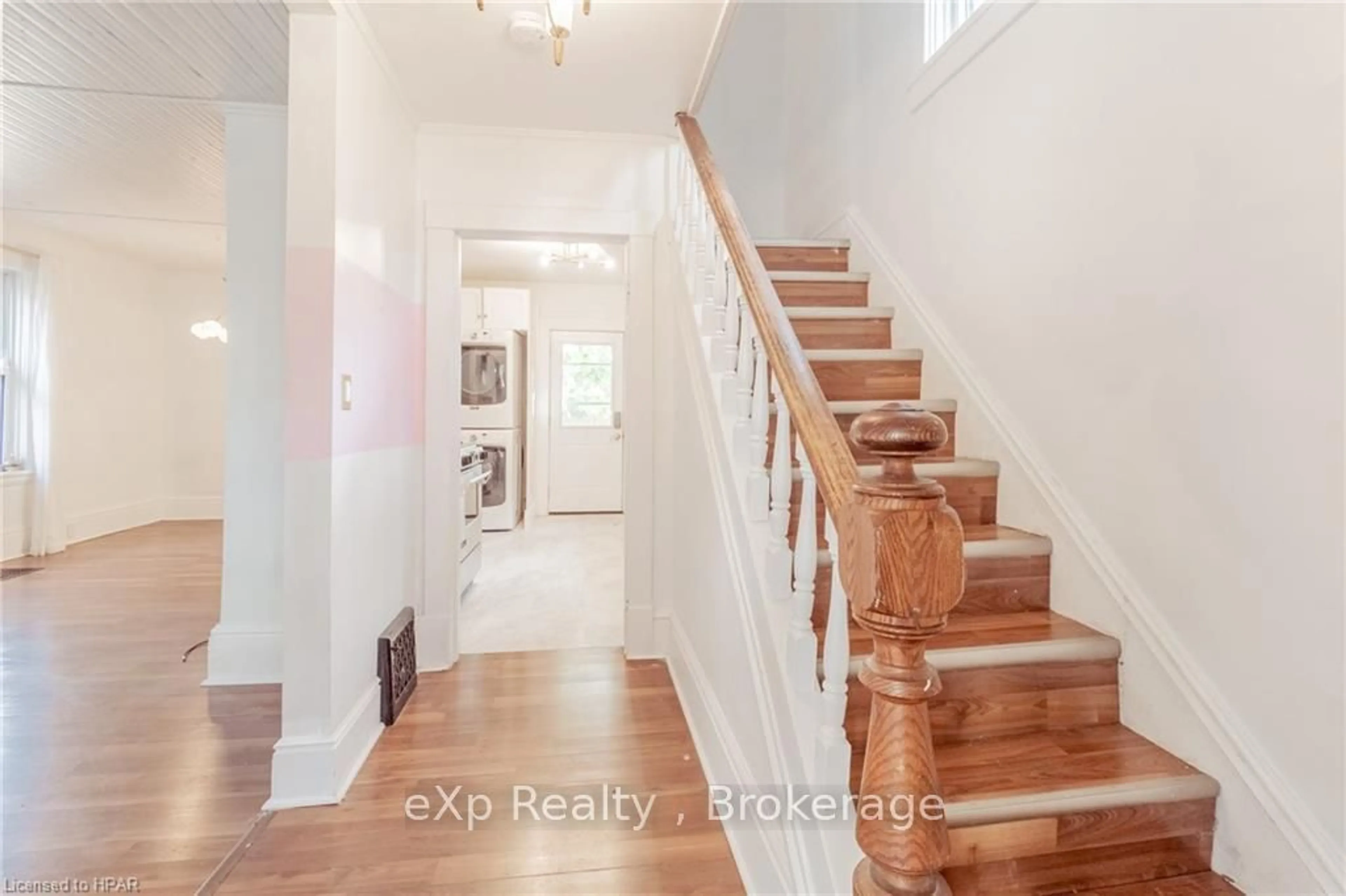 Indoor entryway, wood floors for 385 DOURO St, Stratford Ontario N5A 3S8