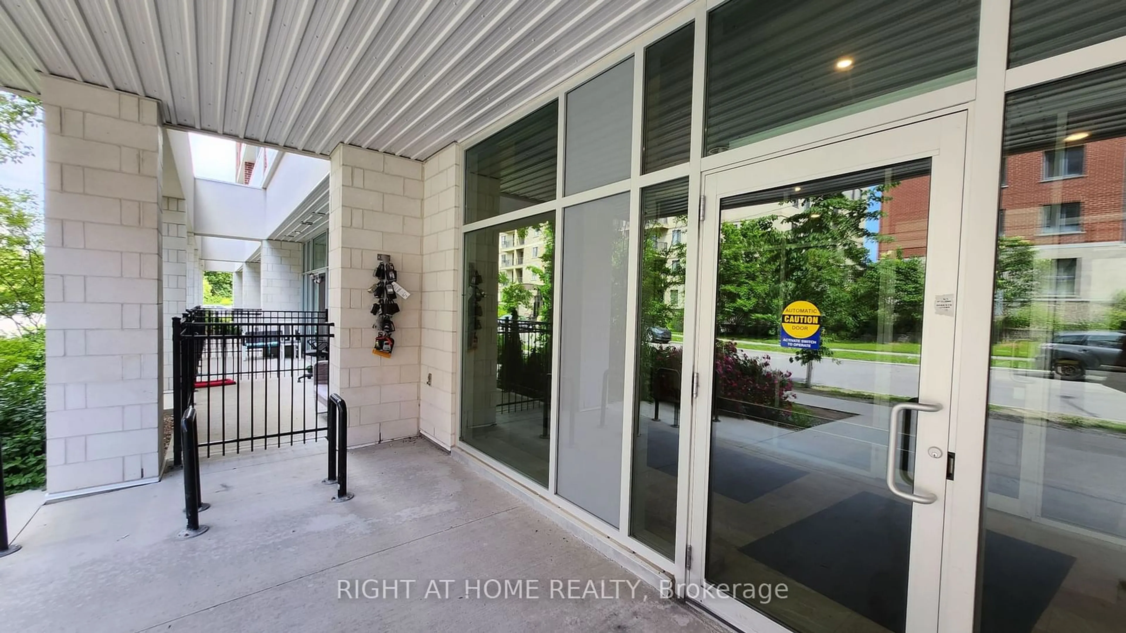 Indoor foyer, cement floor for 308 Lester St #517, Waterloo Ontario N2L 0H9