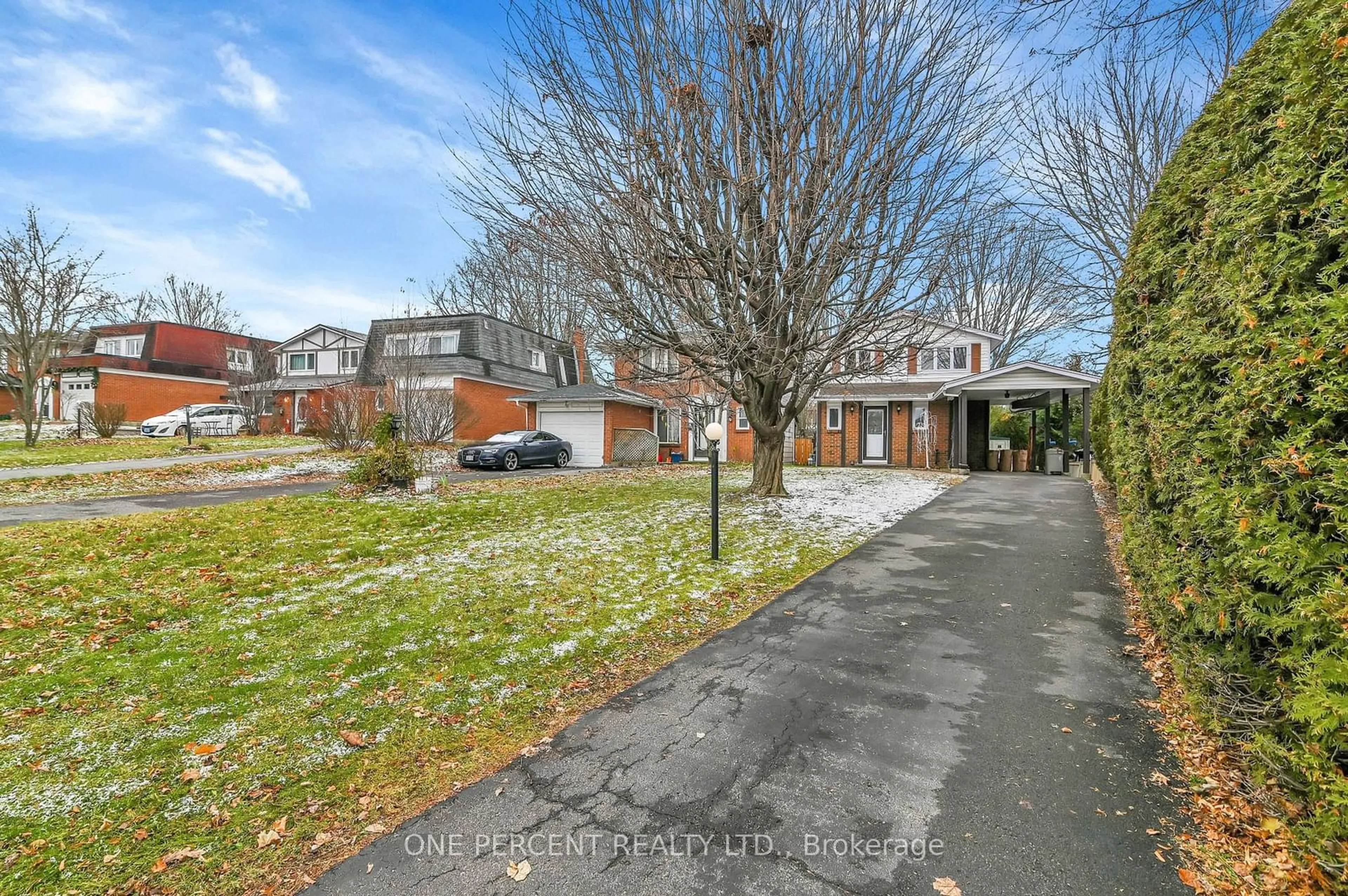 A pic from exterior of the house or condo, the street view for 16 Priam Way, Bells Corners and South to Fallowfield Ontario K2H 8S8