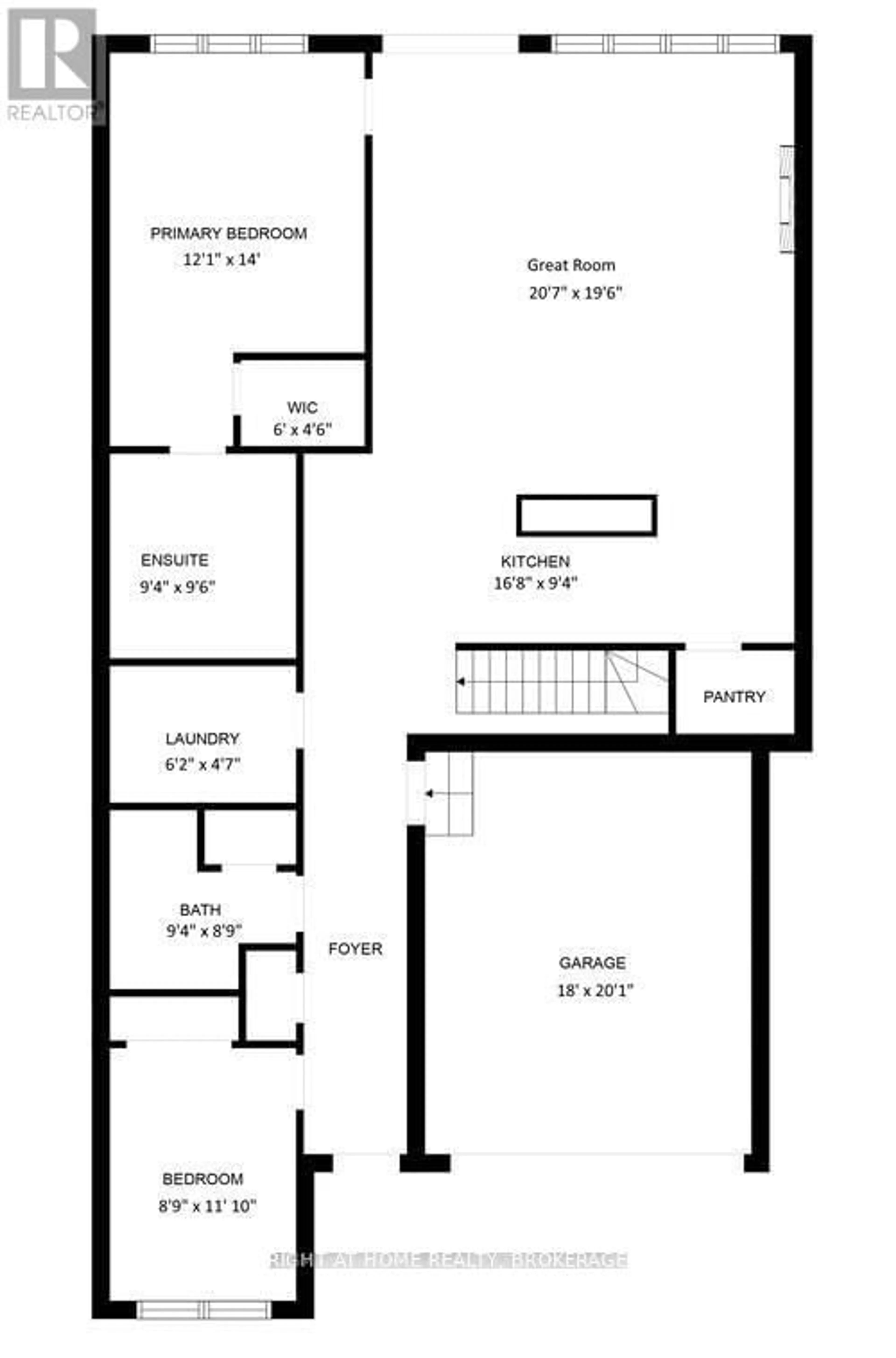 Floor plan for 3318 Weinbrenner Rd #7, Niagara Falls Ontario L2G 3S2