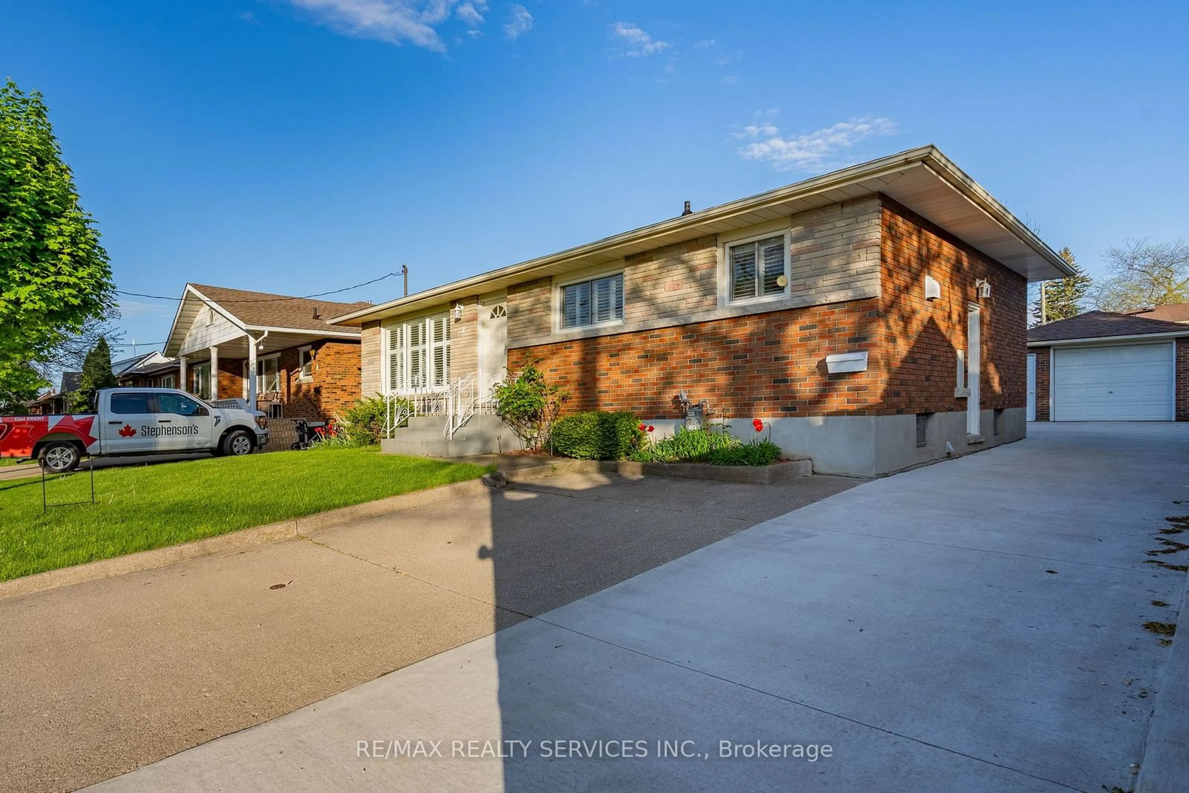 Frontside or backside of a home, the street view for 2 Anderson St, St. Catharines Ontario L2M 5C9