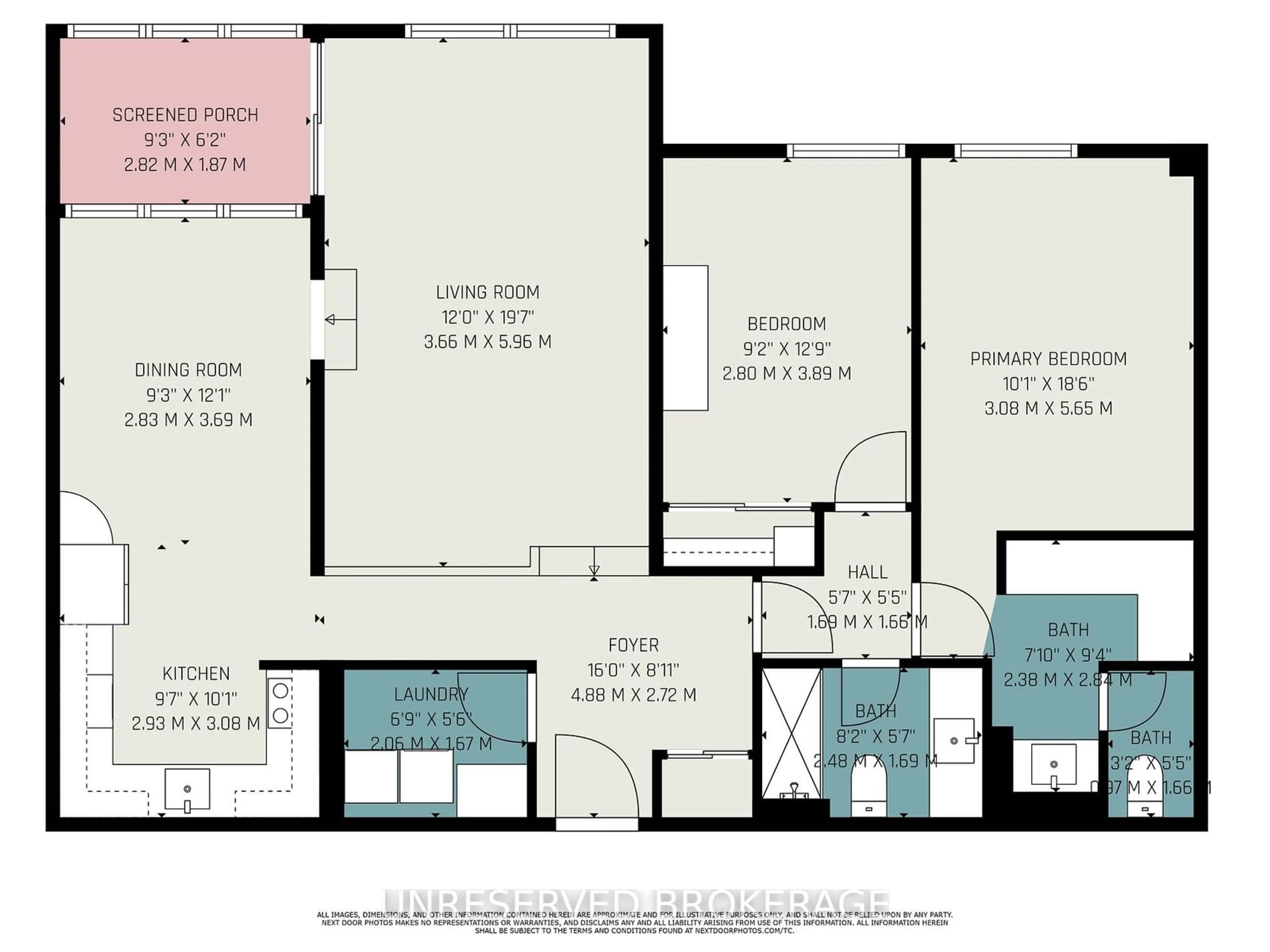 Floor plan for 373 Laurier Ave #404, Lower Town - Sandy Hill Ontario K1N 8X6