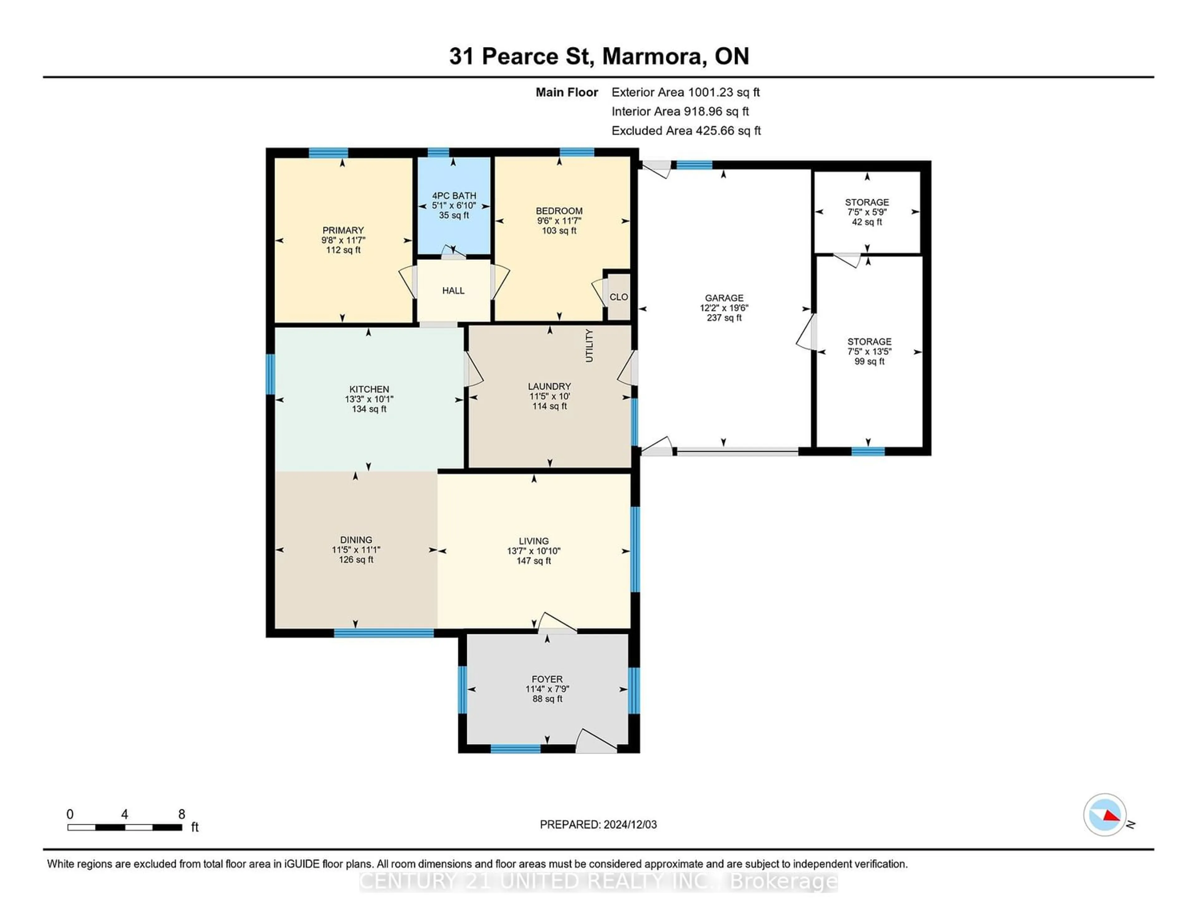 Floor plan for 31 Pearce St, Marmora and Lake Ontario K0K 2M0