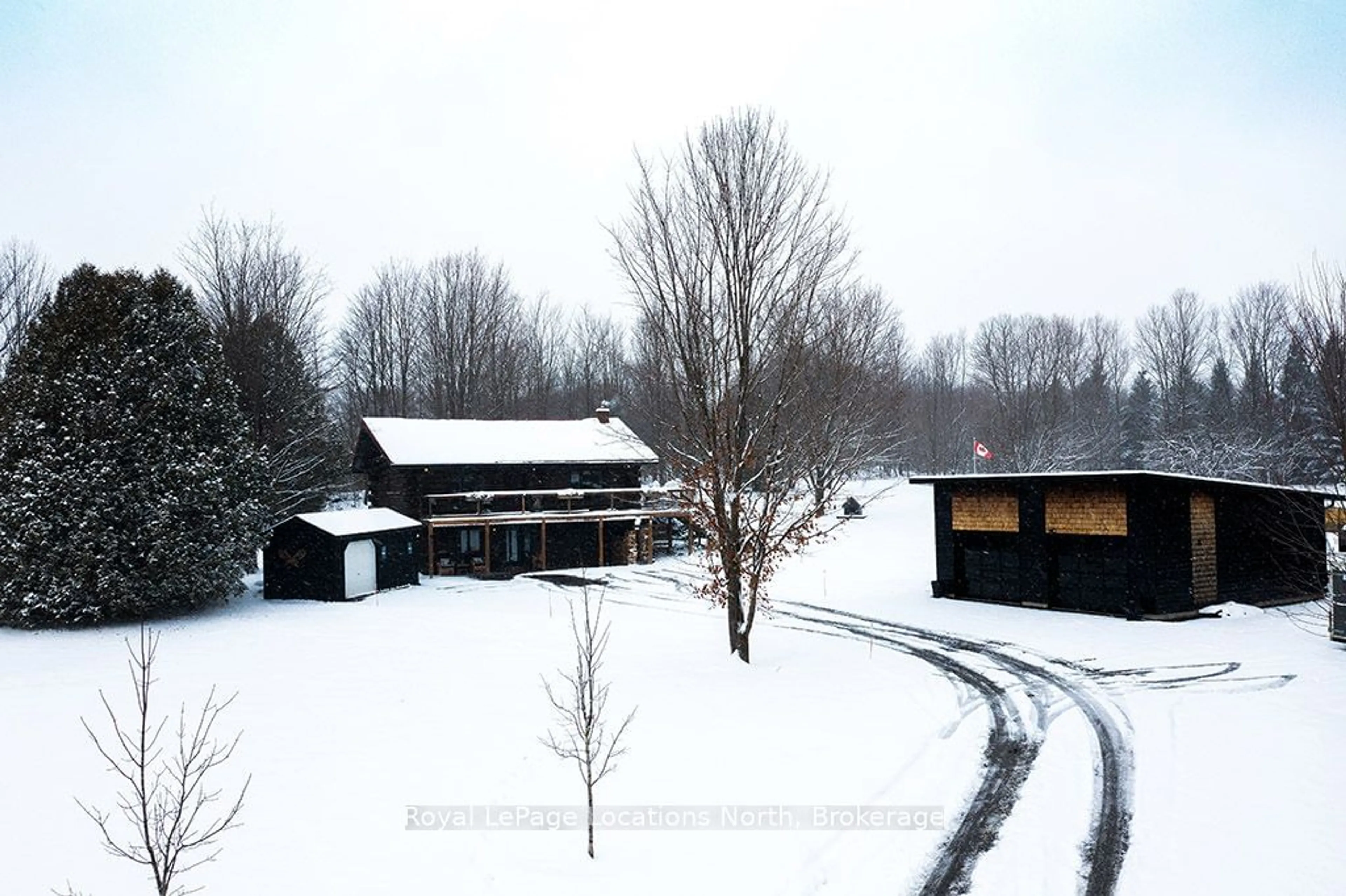 Frontside or backside of a home, the street view for 225 St Arnaud St, Grey Highlands Ontario N0C 1E0