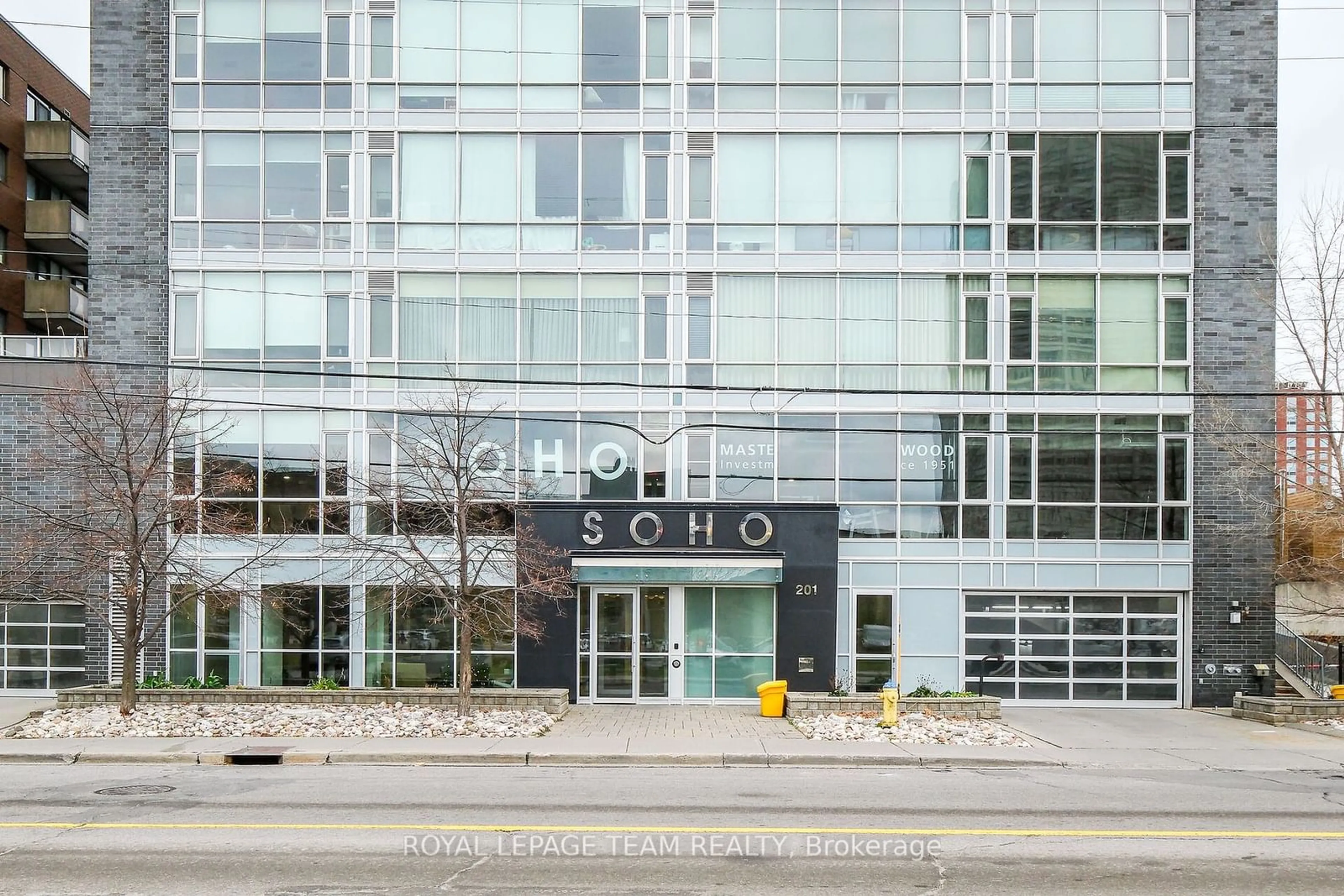 A pic from exterior of the house or condo, the front or back of building for 201 Parkdale Ave #703, West Centre Town Ontario K1Y 1E8