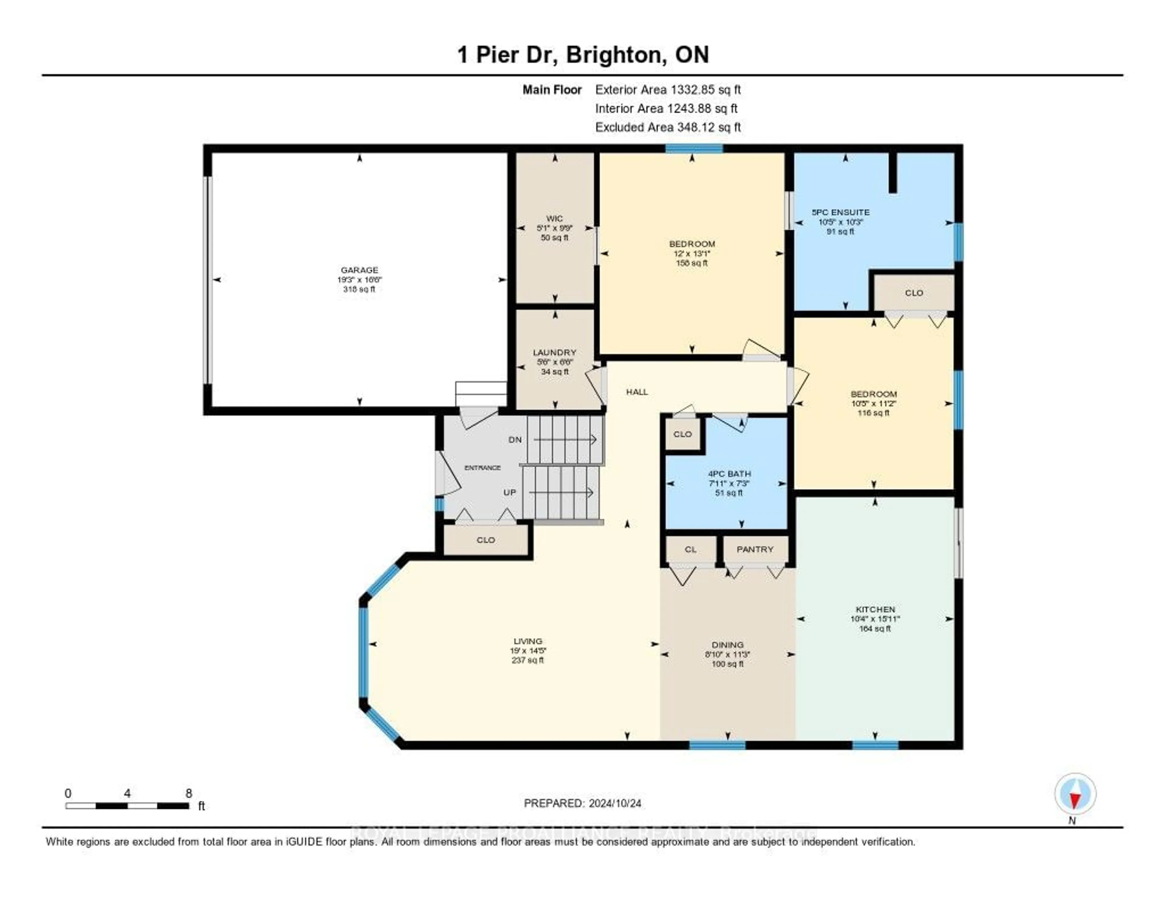 Floor plan for 1 Pier Dr, Brighton Ontario K0K 1H0