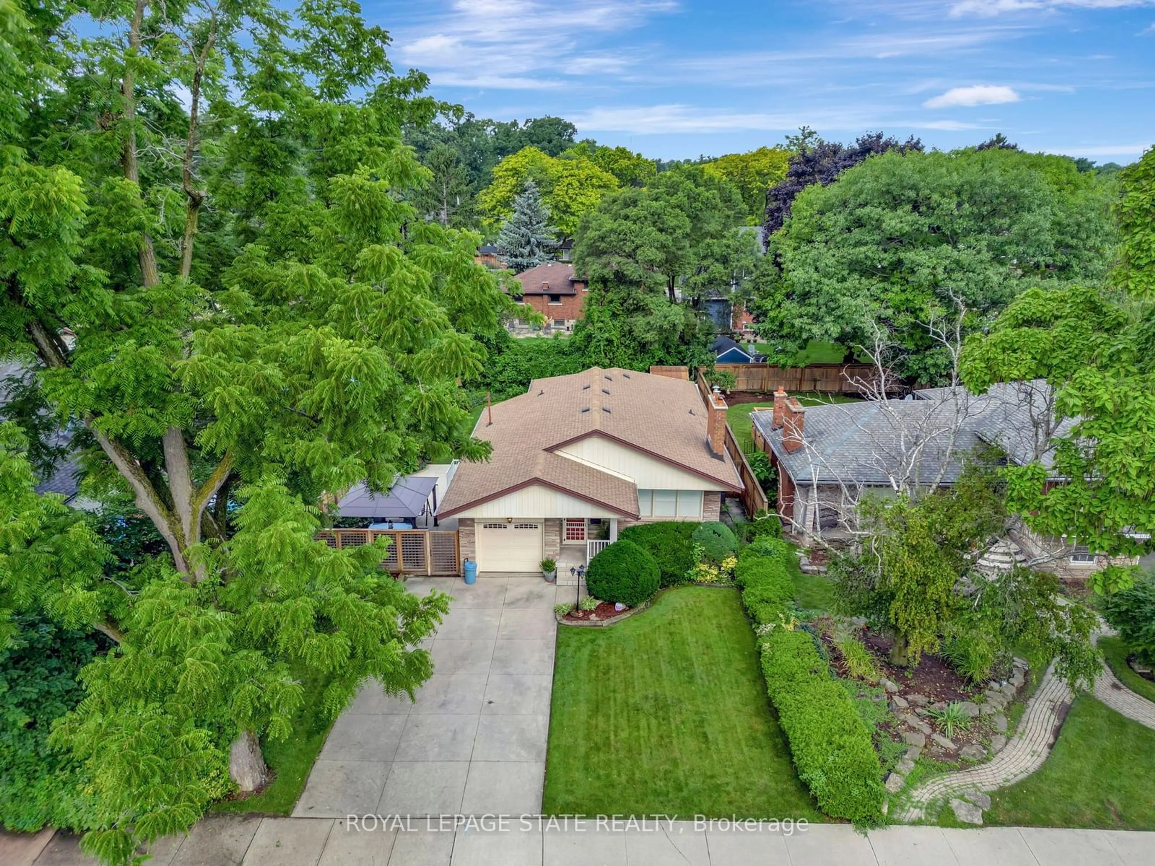 Frontside or backside of a home, the street view for 56 Skyland Dr, Hamilton Ontario L9A 3C1