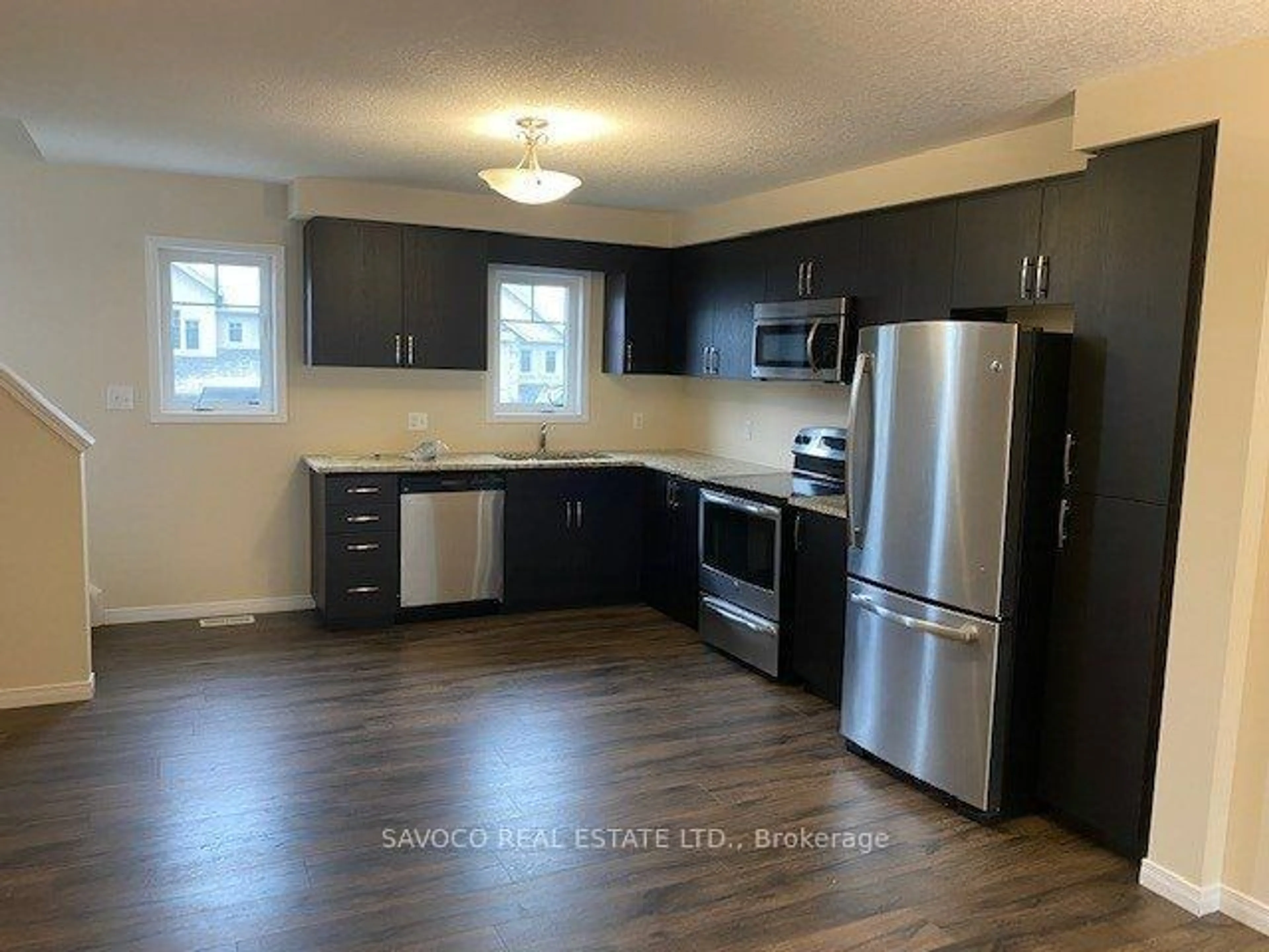 Open concept kitchen for 13 Eliza Ave, Kitchener Ontario N2E 0G2