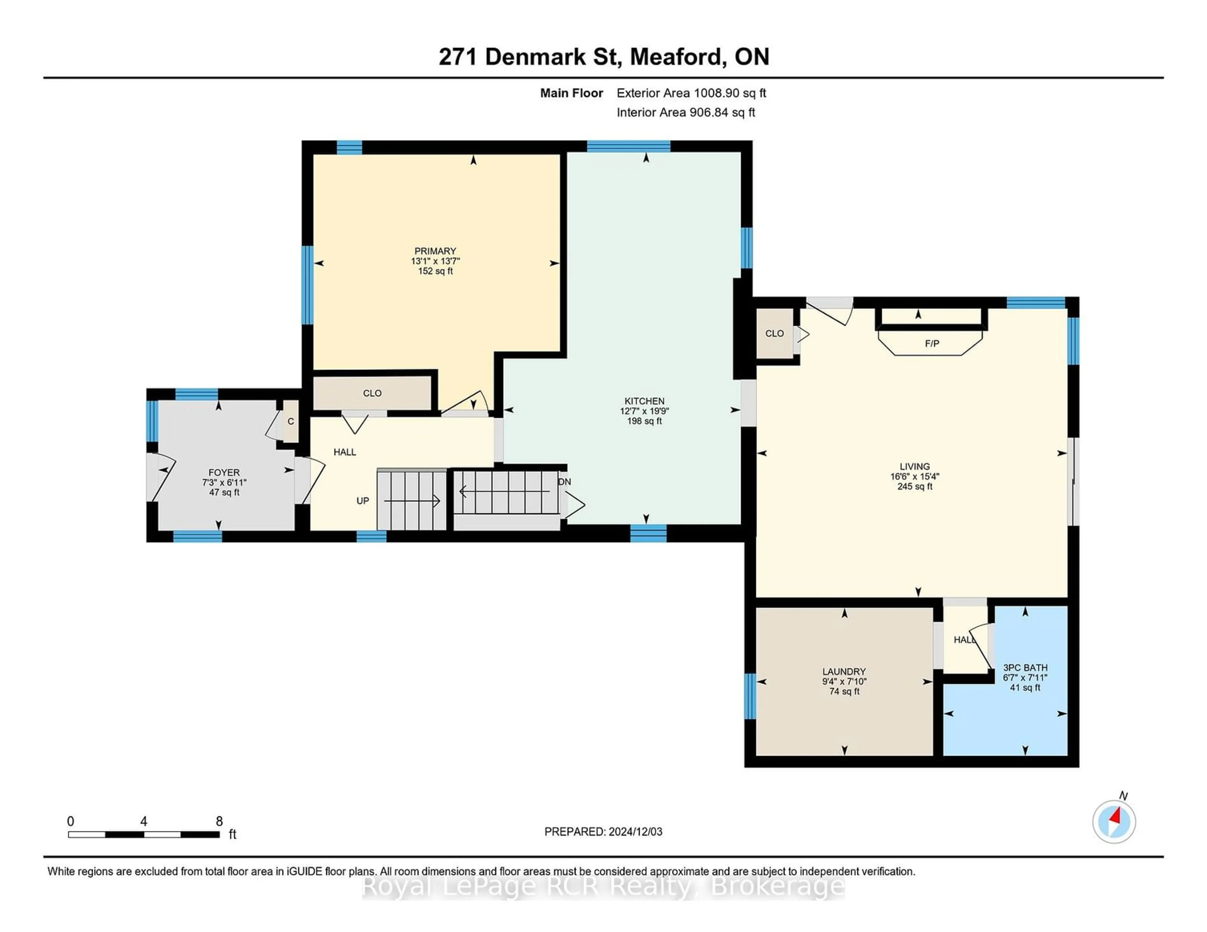 Floor plan for 271 DENMARK St, Meaford Ontario N4L 1C2