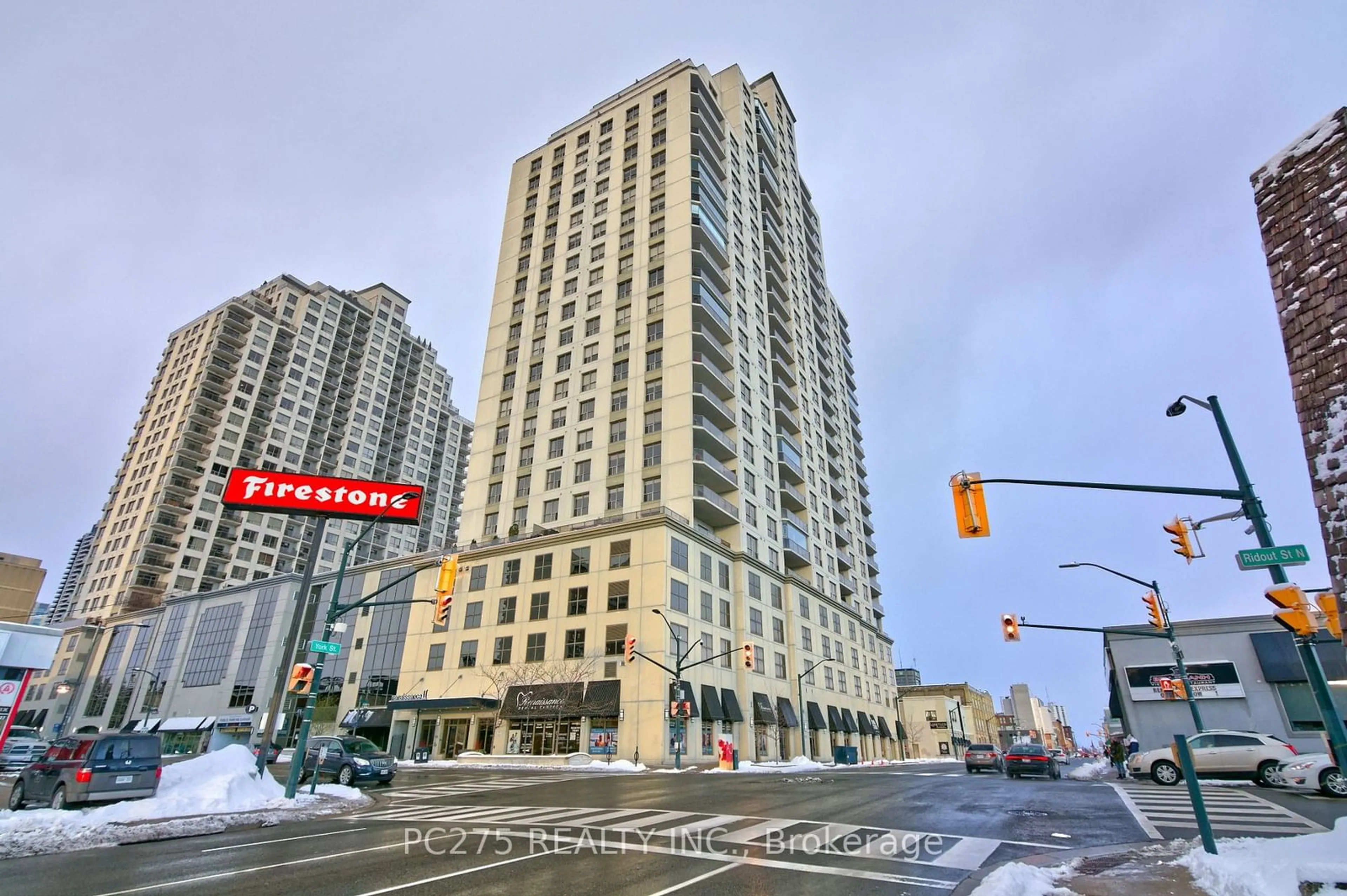 A pic from exterior of the house or condo, the street view for 330 Ridout St #2404, London Ontario N6C 3Z3