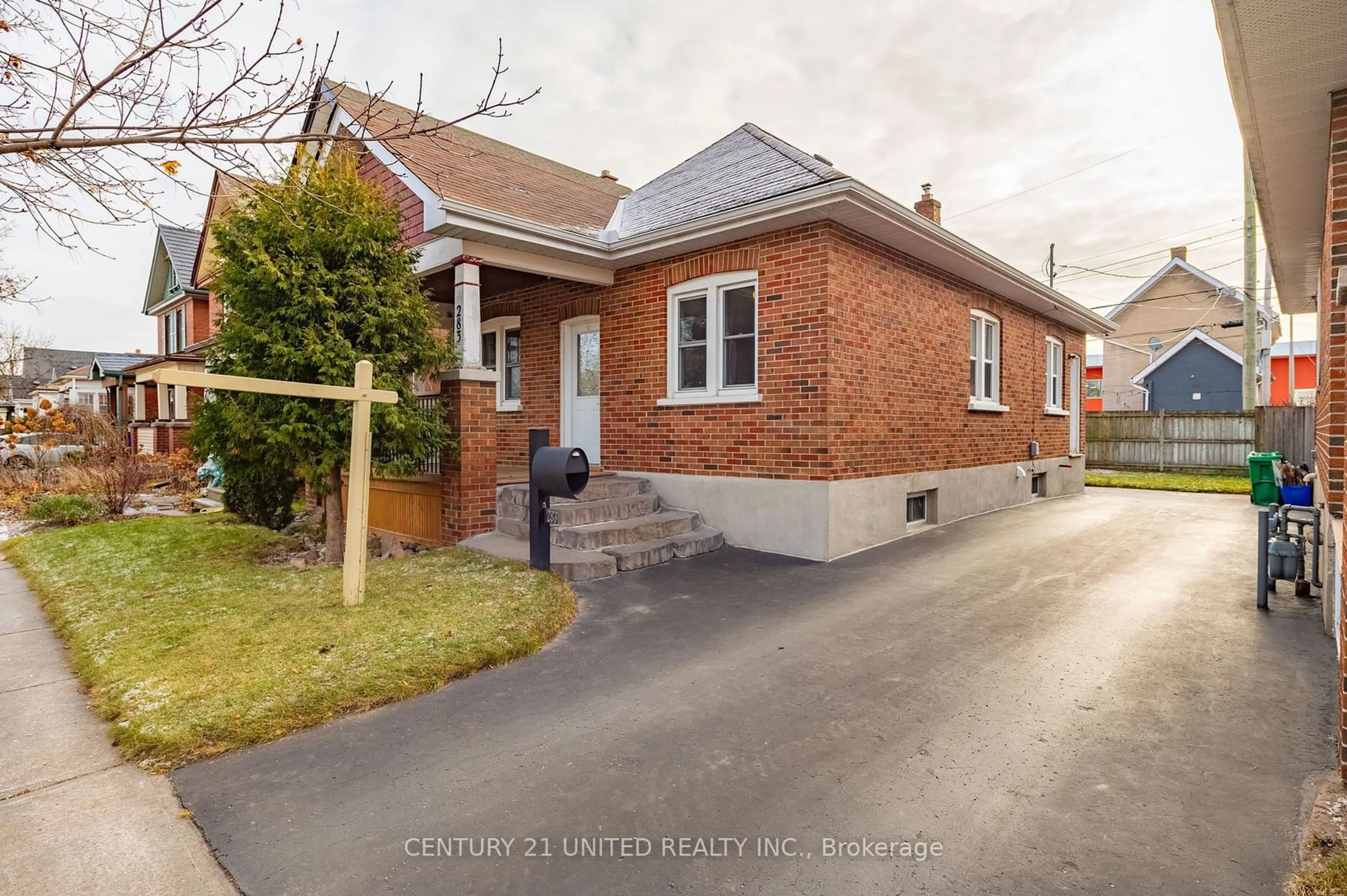 Frontside or backside of a home, the street view for 283 Prince St, Peterborough Ontario K9J 2A6