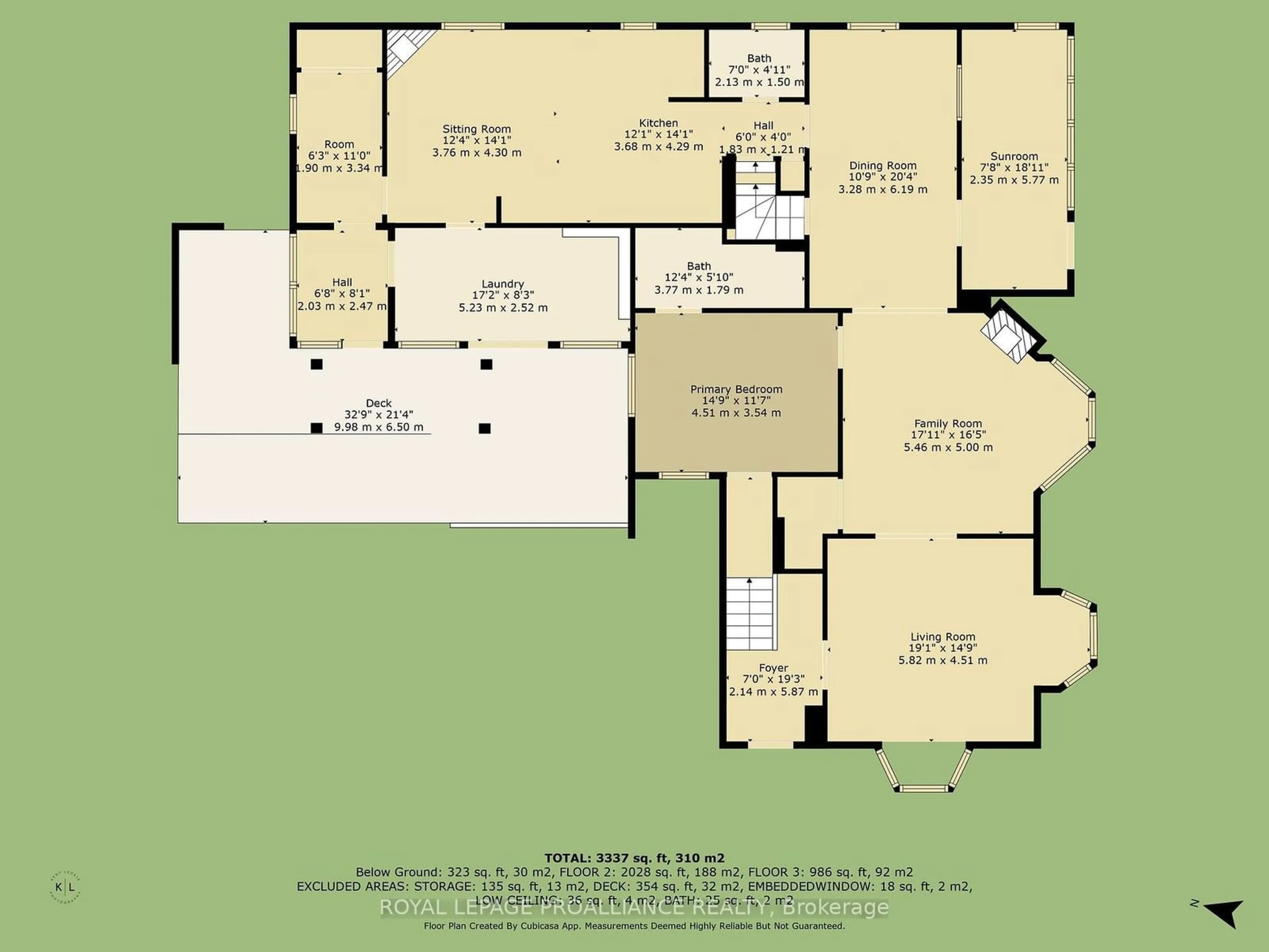 Floor plan for 33 Kingsley Ave, Brighton Ontario K0K 1H0