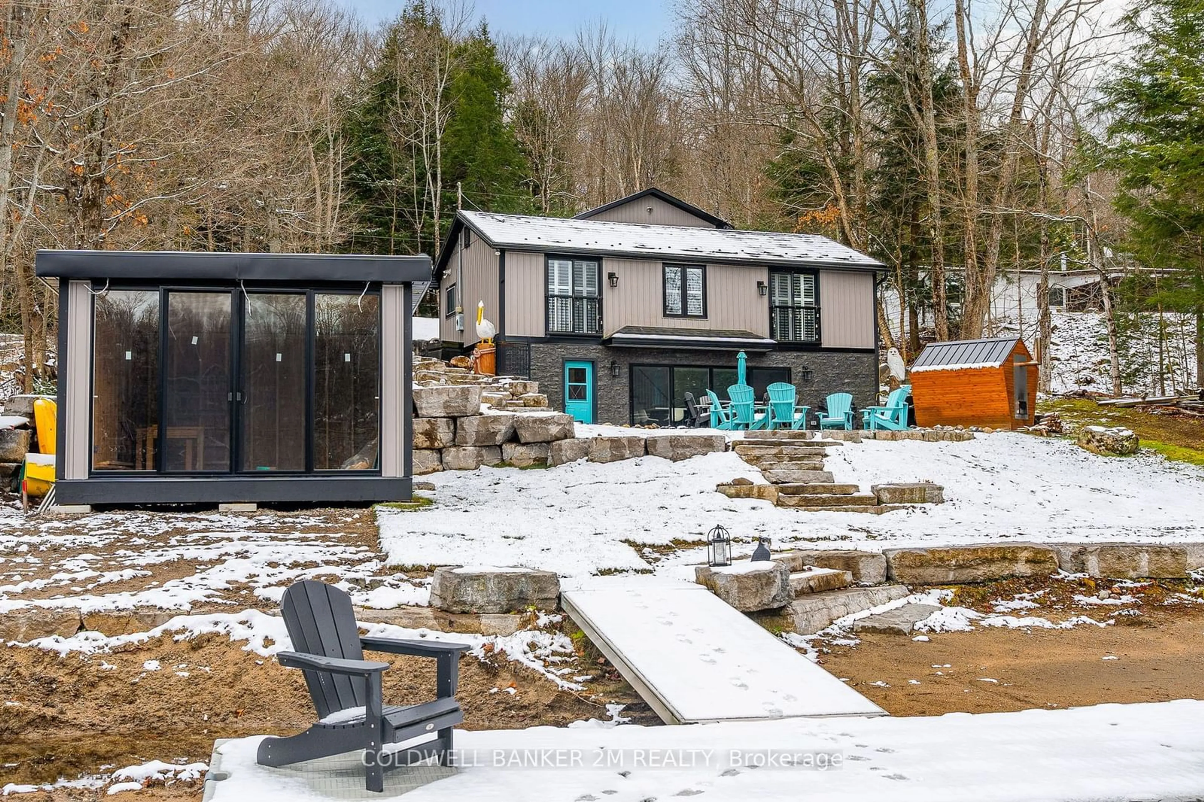 Frontside or backside of a home, cottage for 1174 Birch Narrows Rd, Dysart et al Ontario K0M 1S0