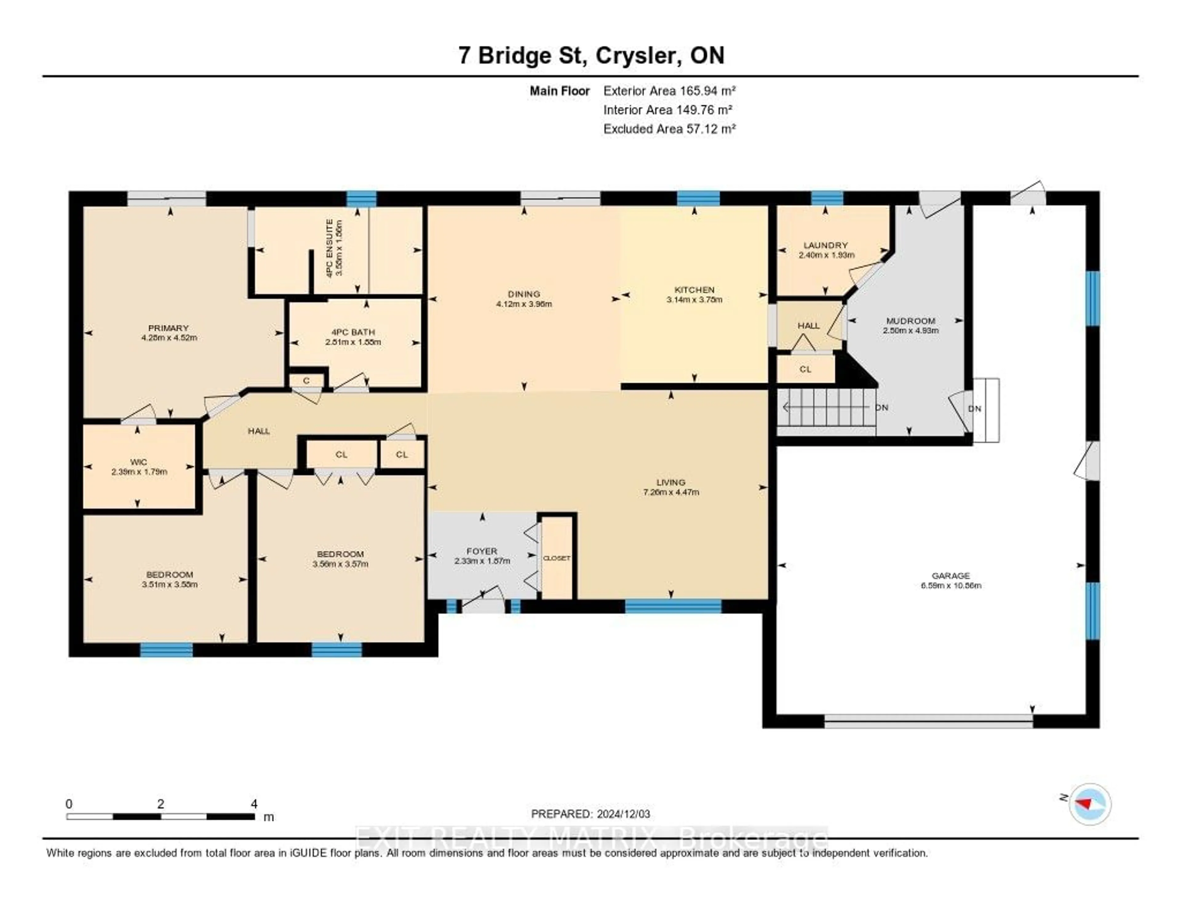 Floor plan for 7 Bridge St, North Stormont Ontario K0A 1R0