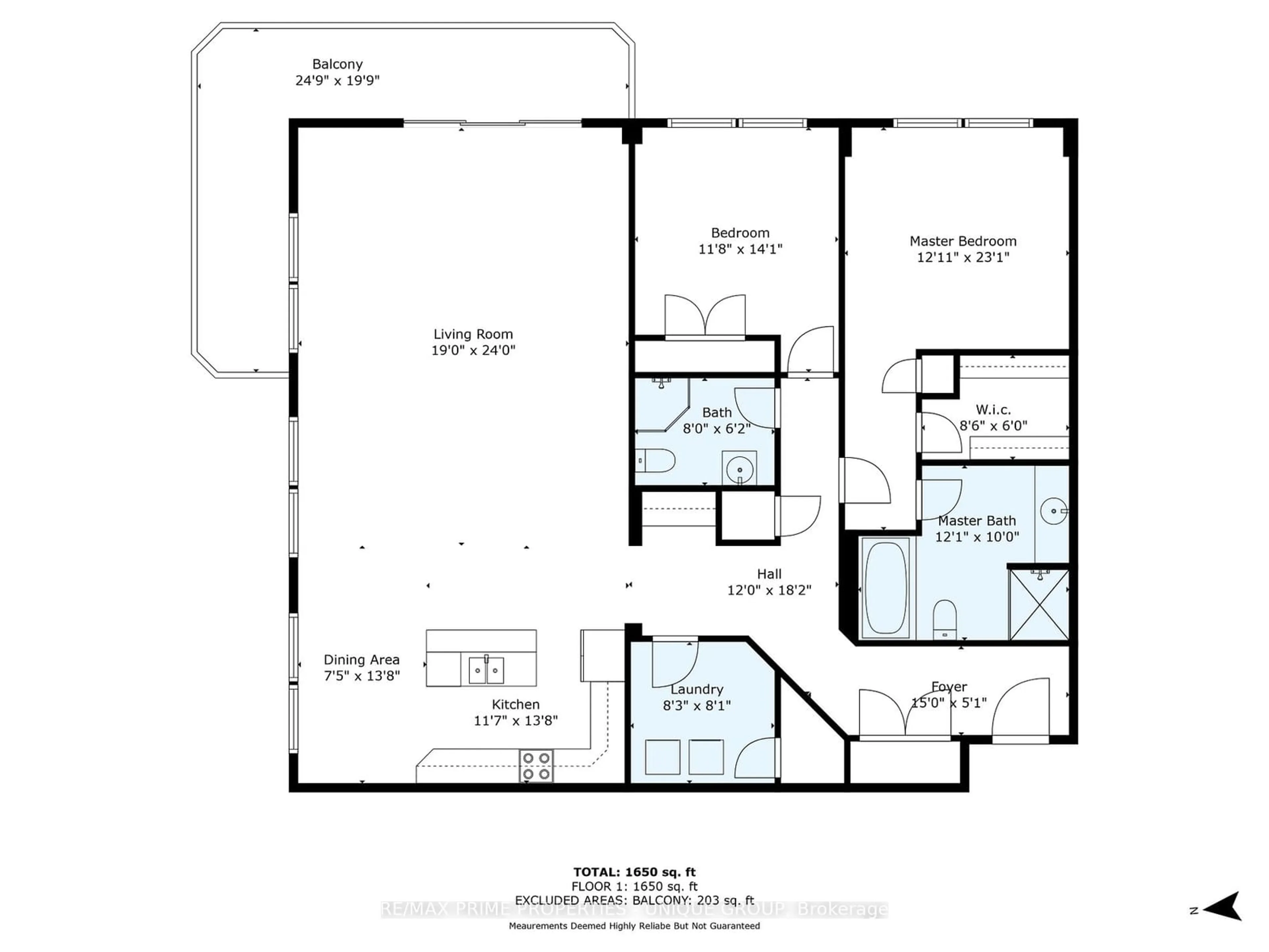 Floor plan for 350 Front St #401, Sarnia Ontario N7T 0A1