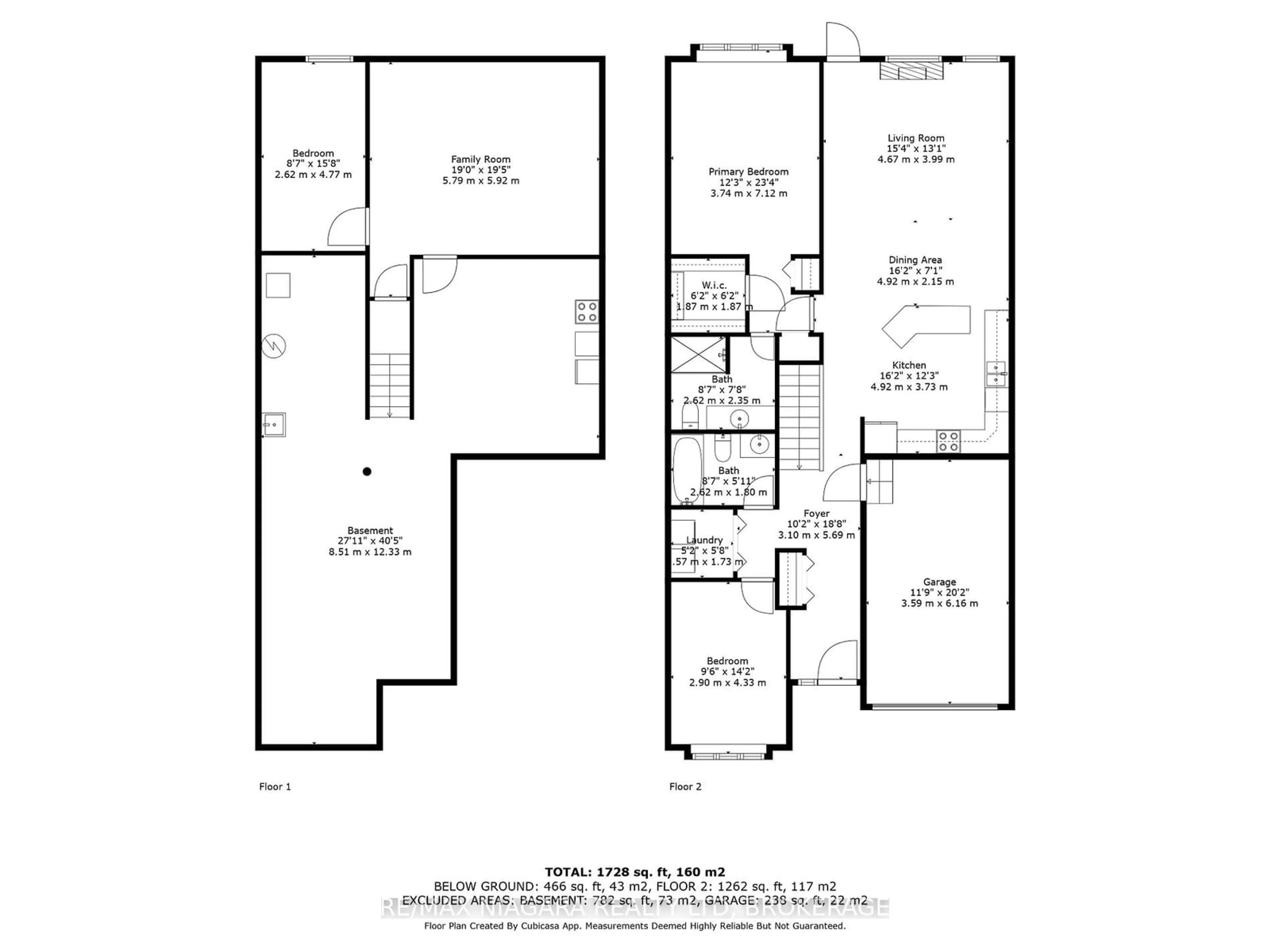 Floor plan for 605 Welland Ave #35, St. Catharines Ontario L2M 7Z7