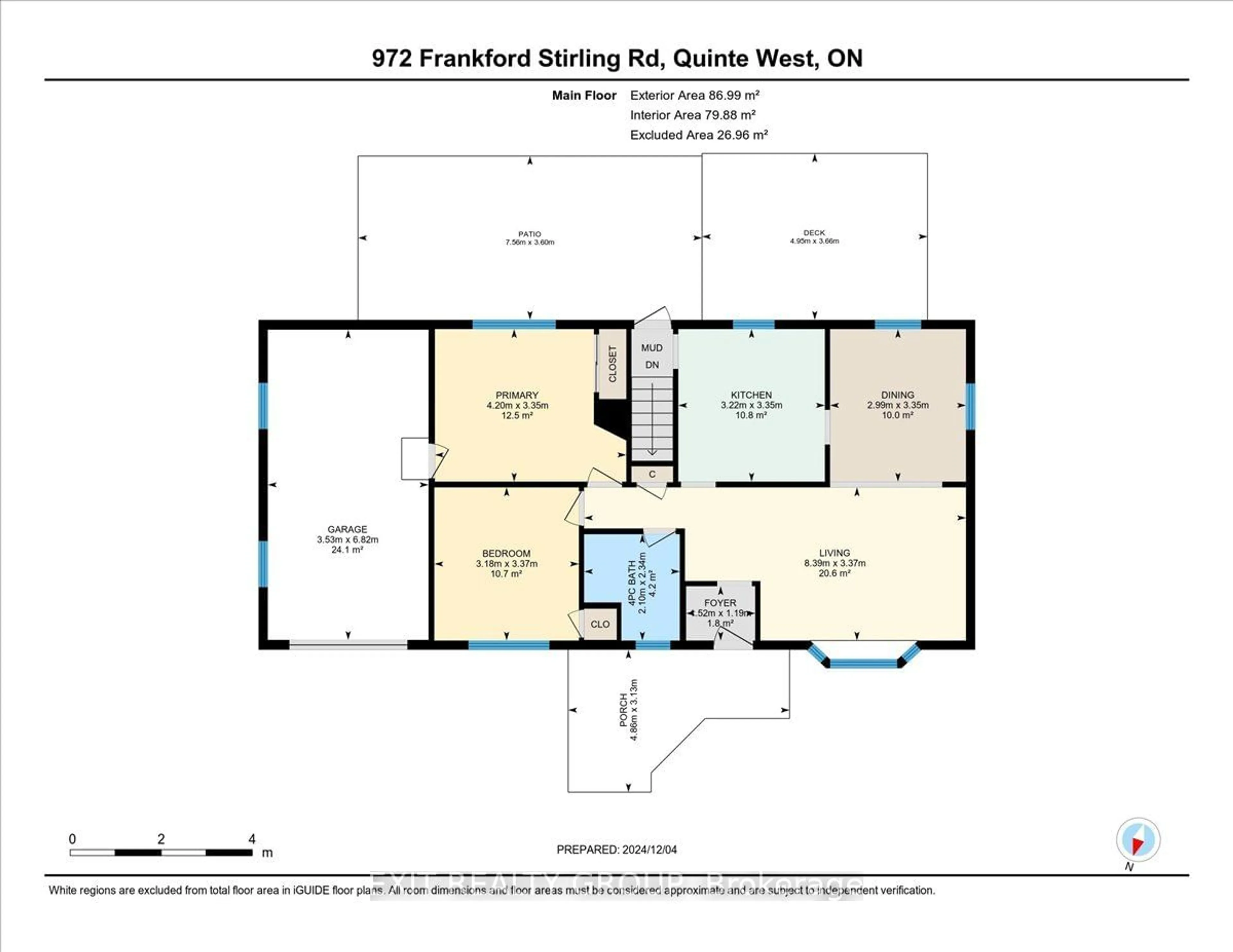 Floor plan for 972 Frankford-Stirling Rd, Quinte West Ontario K0K 2C0