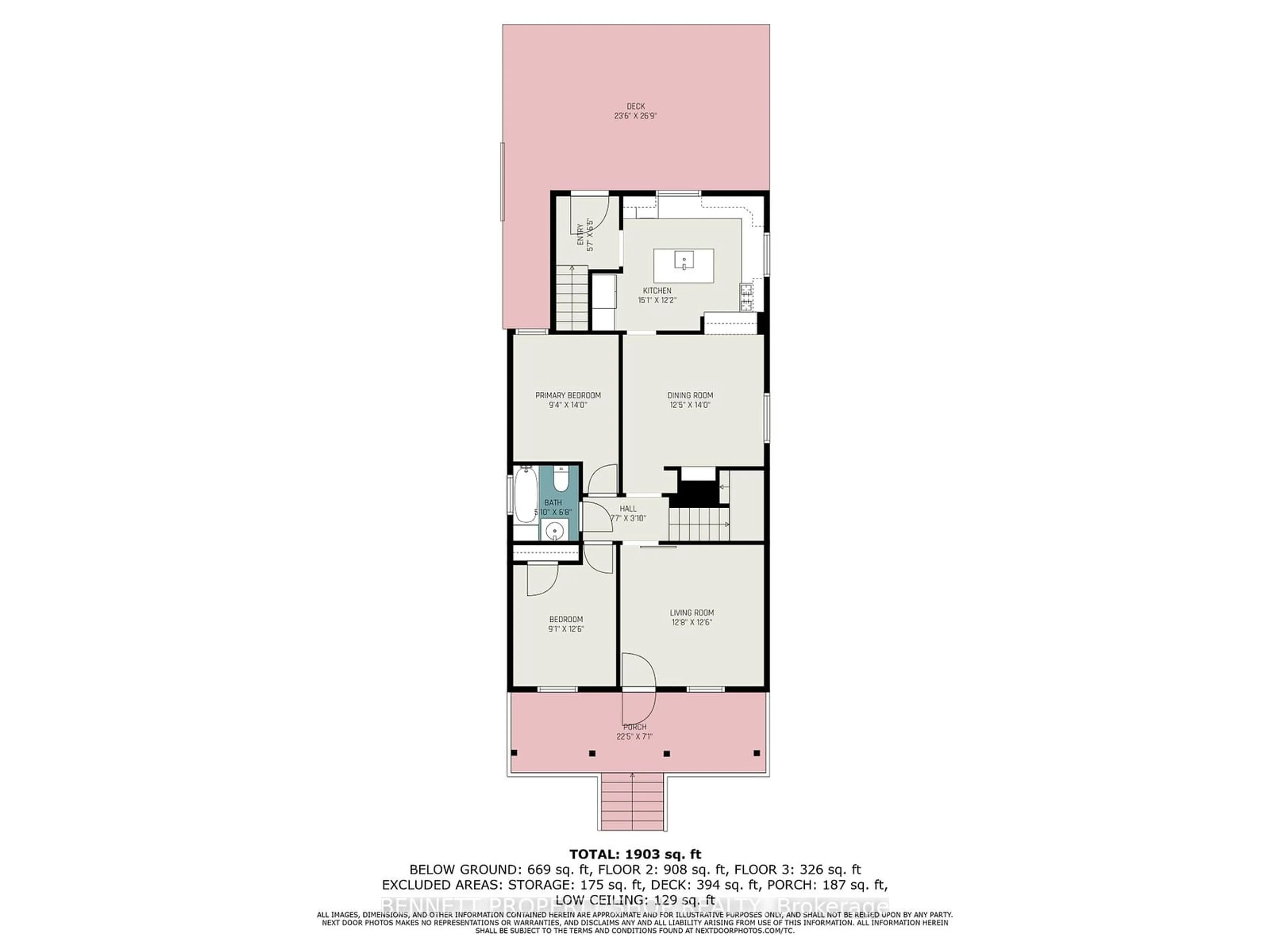 Floor plan for 292 Loretta Ave, Dows Lake - Civic Hospital and Area Ontario K1S 4R1