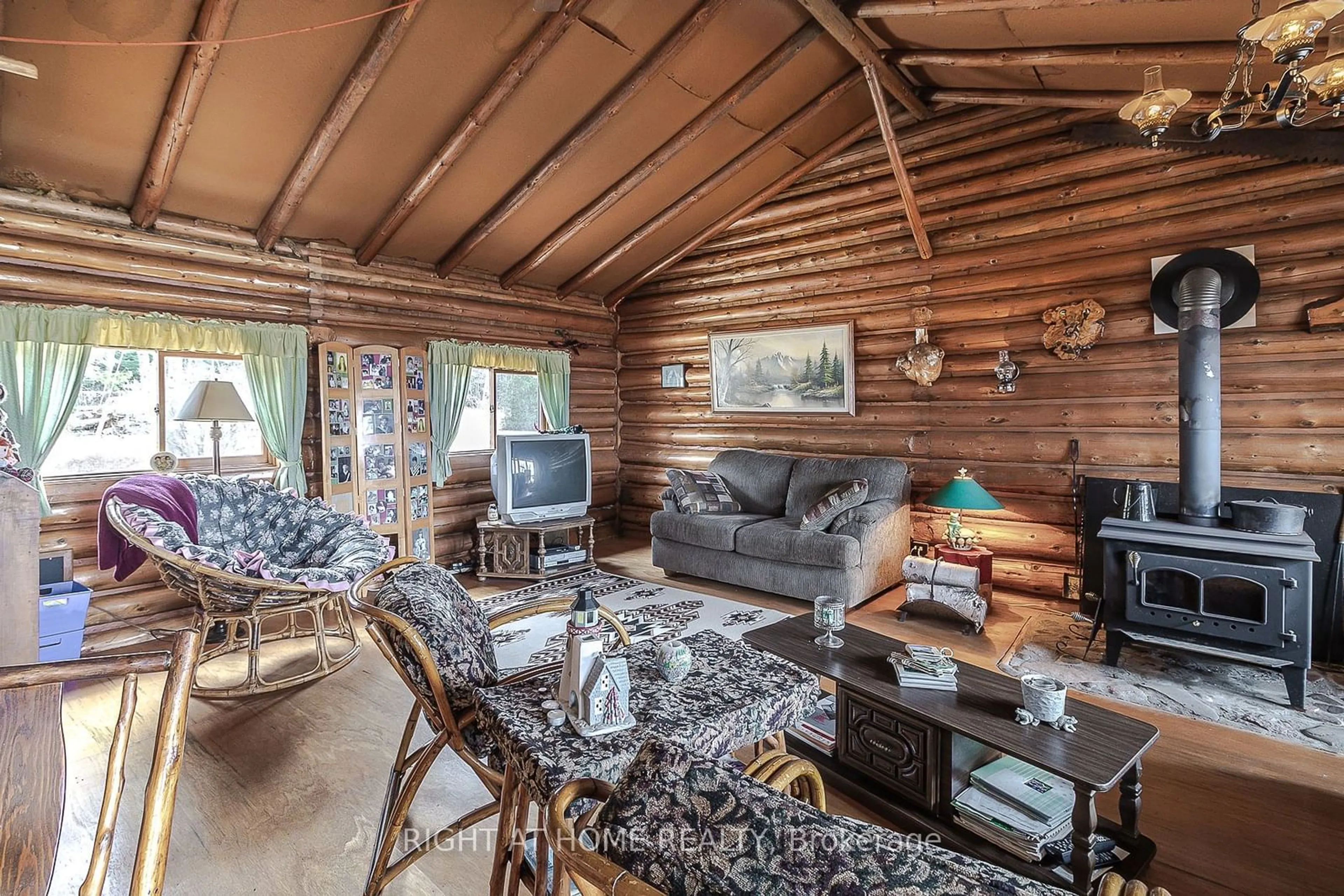 Living room, wood floors for 73 Northwood Dr, Algoma Remote Area Ontario P0S 1A0