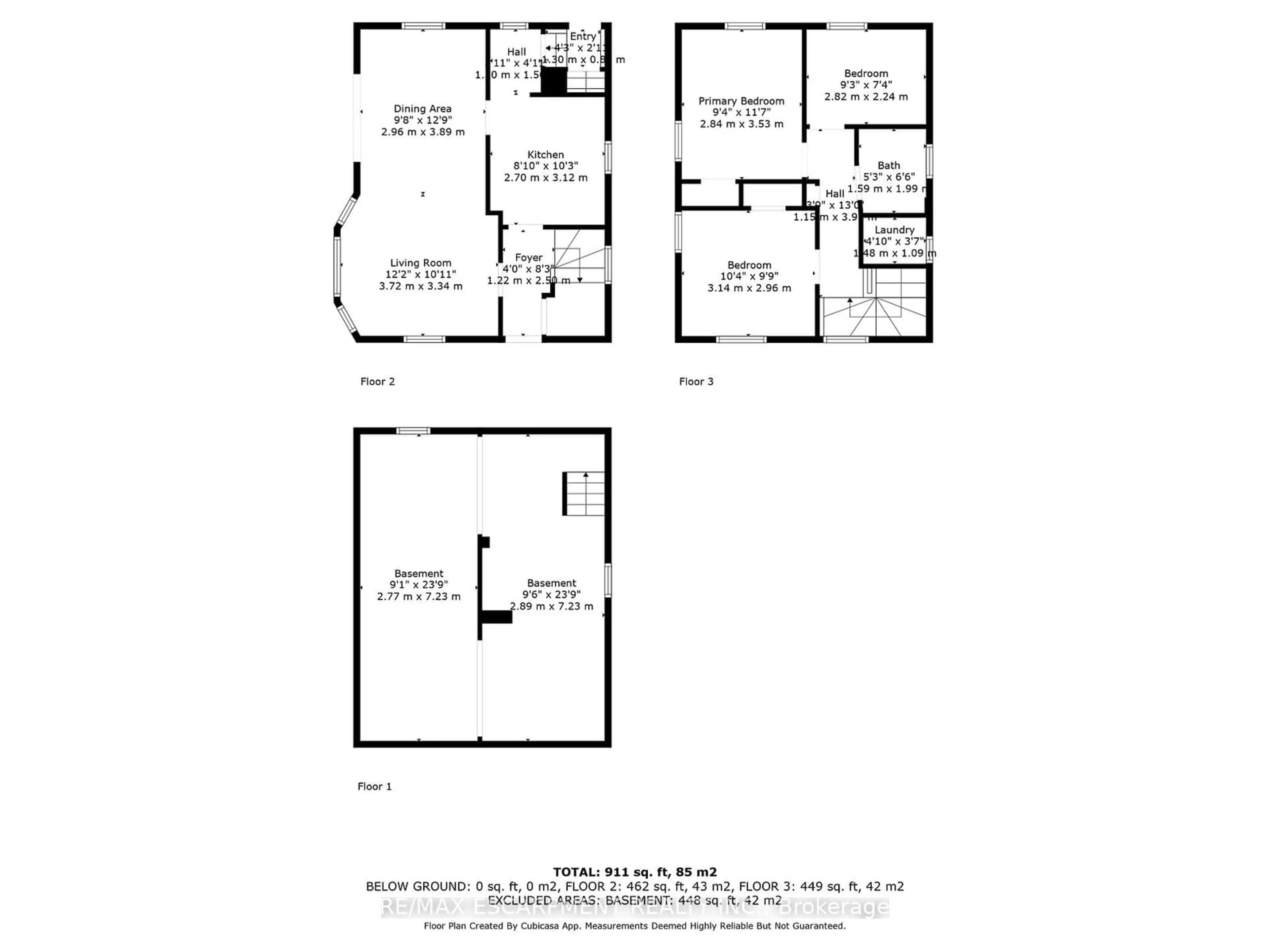 Floor plan for 4599 Fourth Ave, Niagara Falls Ontario L2E 4N5