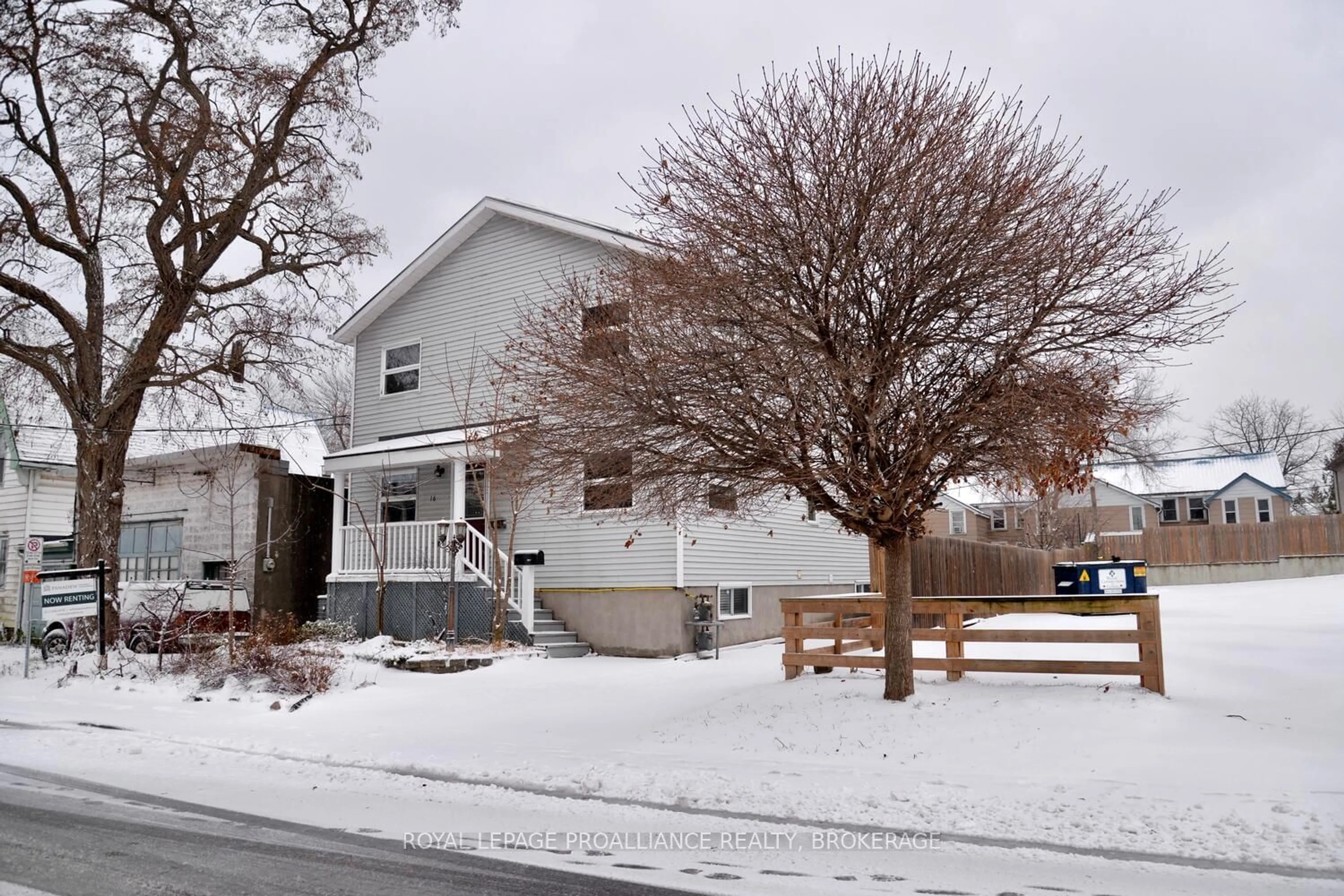 Frontside or backside of a home, the street view for 16 James St, Kingston Ontario K7K 1Y9