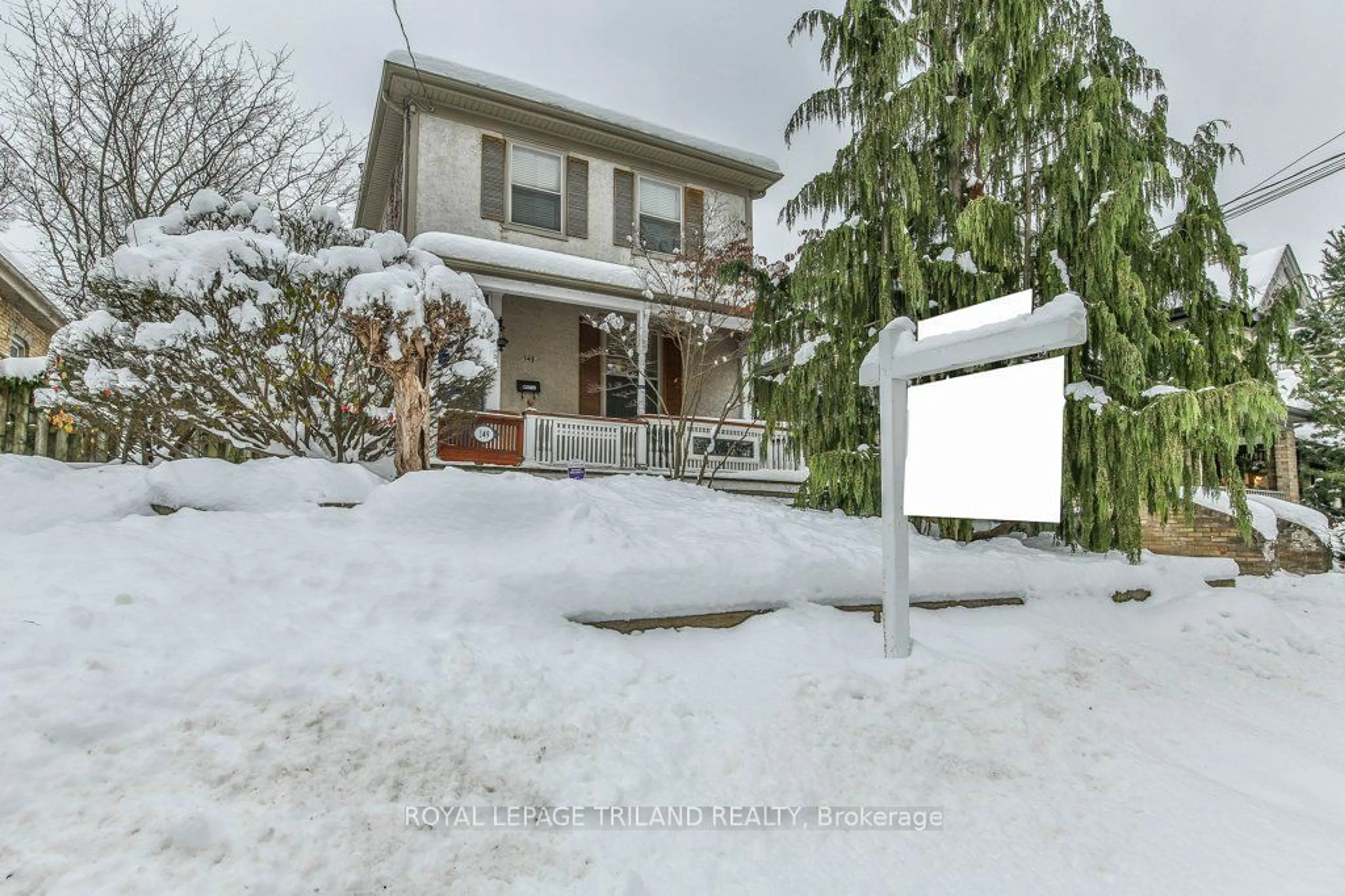 A pic from exterior of the house or condo, the street view for 149 JOHN St, London Ontario N6A 1N7