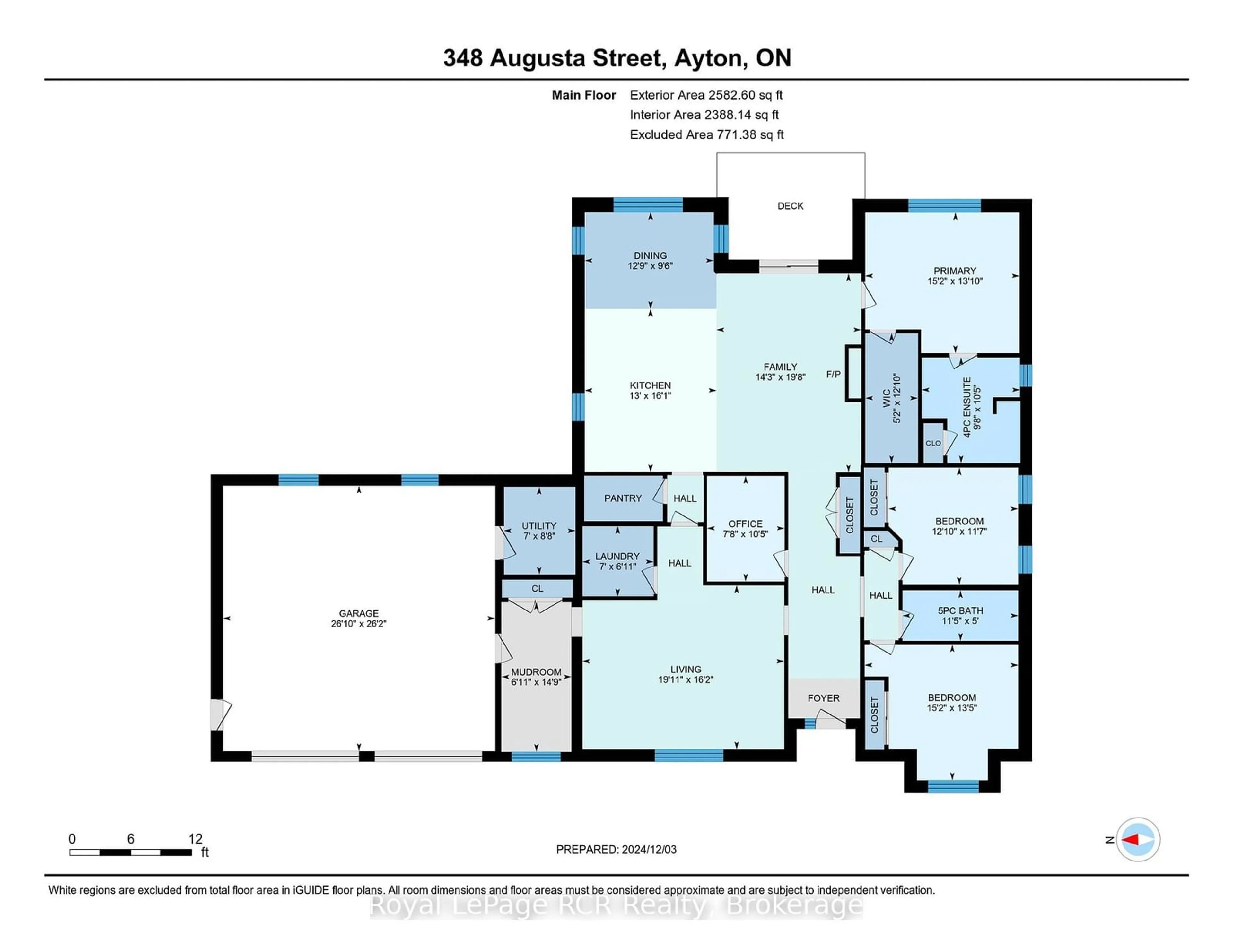 Floor plan for 348 Augusta St, West Grey Ontario N0G 1C0