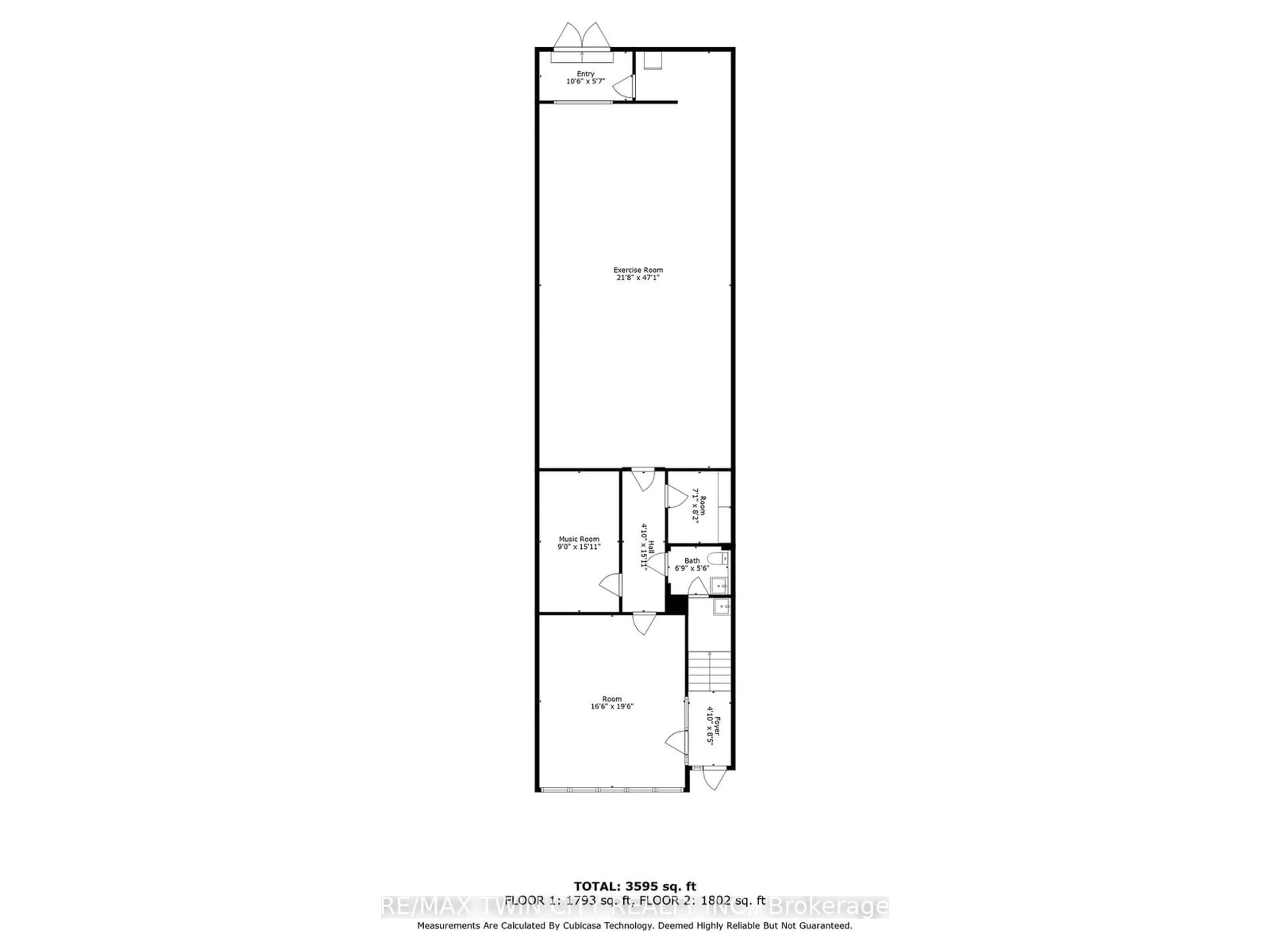 Floor plan for 608 Upper James St, Hamilton Ontario L9C 2Y8