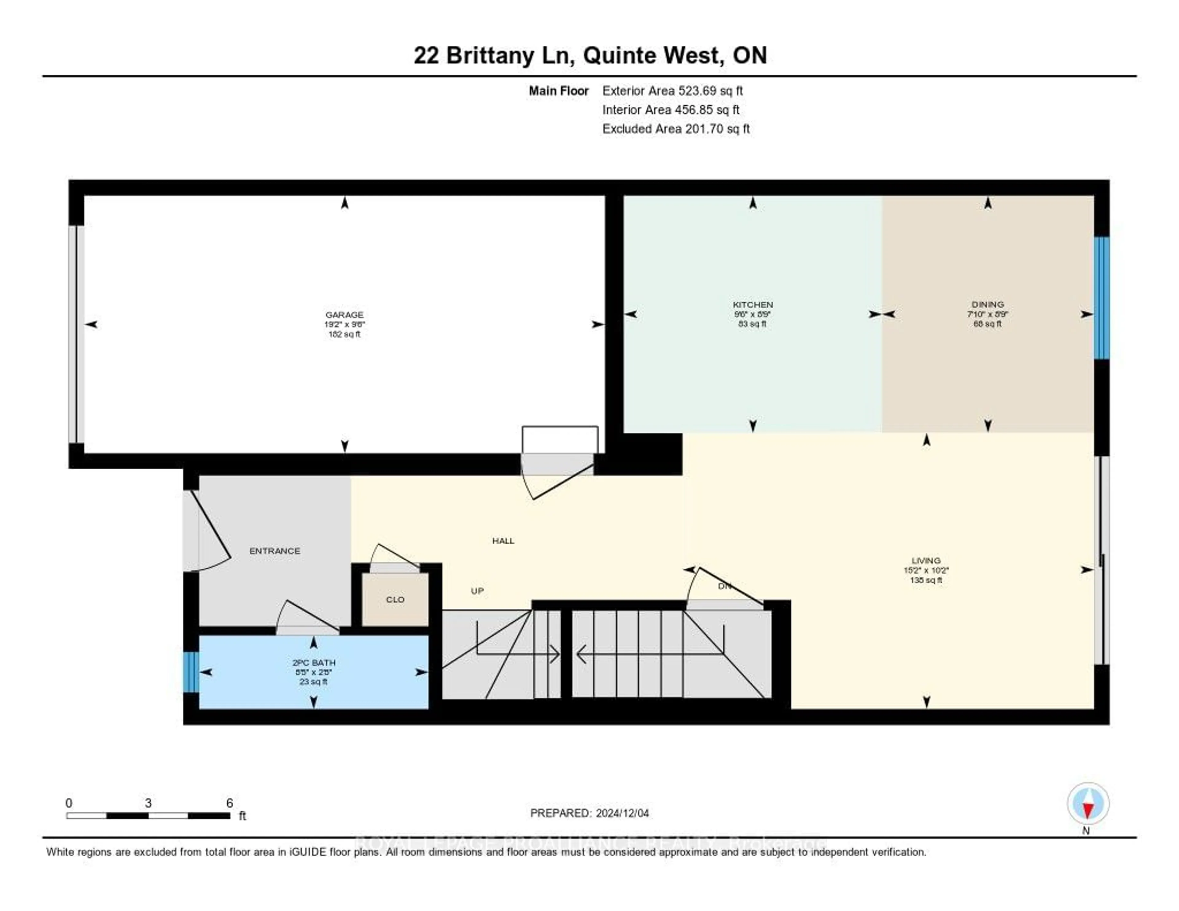 Floor plan for 22 Brittany Lane, Quinte West Ontario K0K 2C0