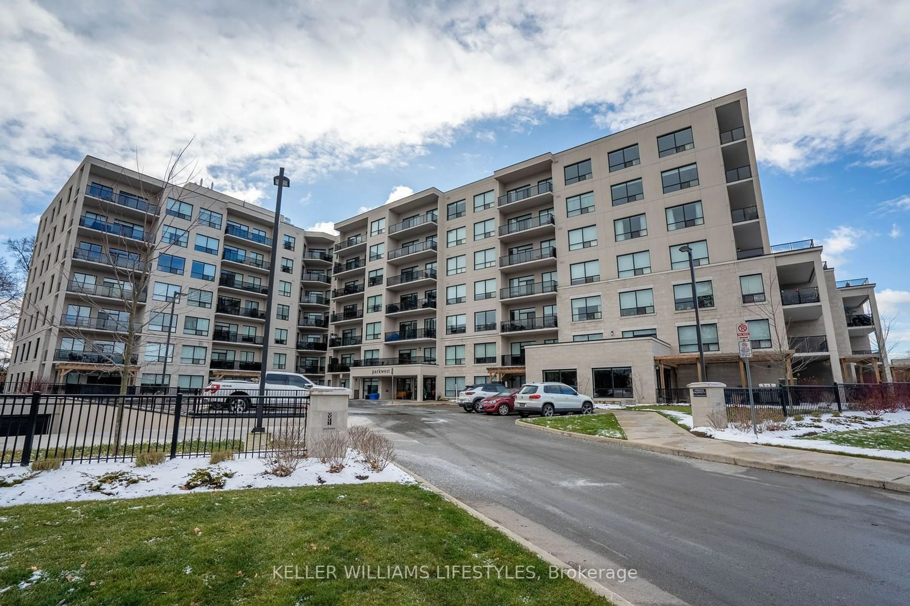 A pic from exterior of the house or condo, the street view for 1200 Commissioners Rd #313, London Ontario N6K 0J7