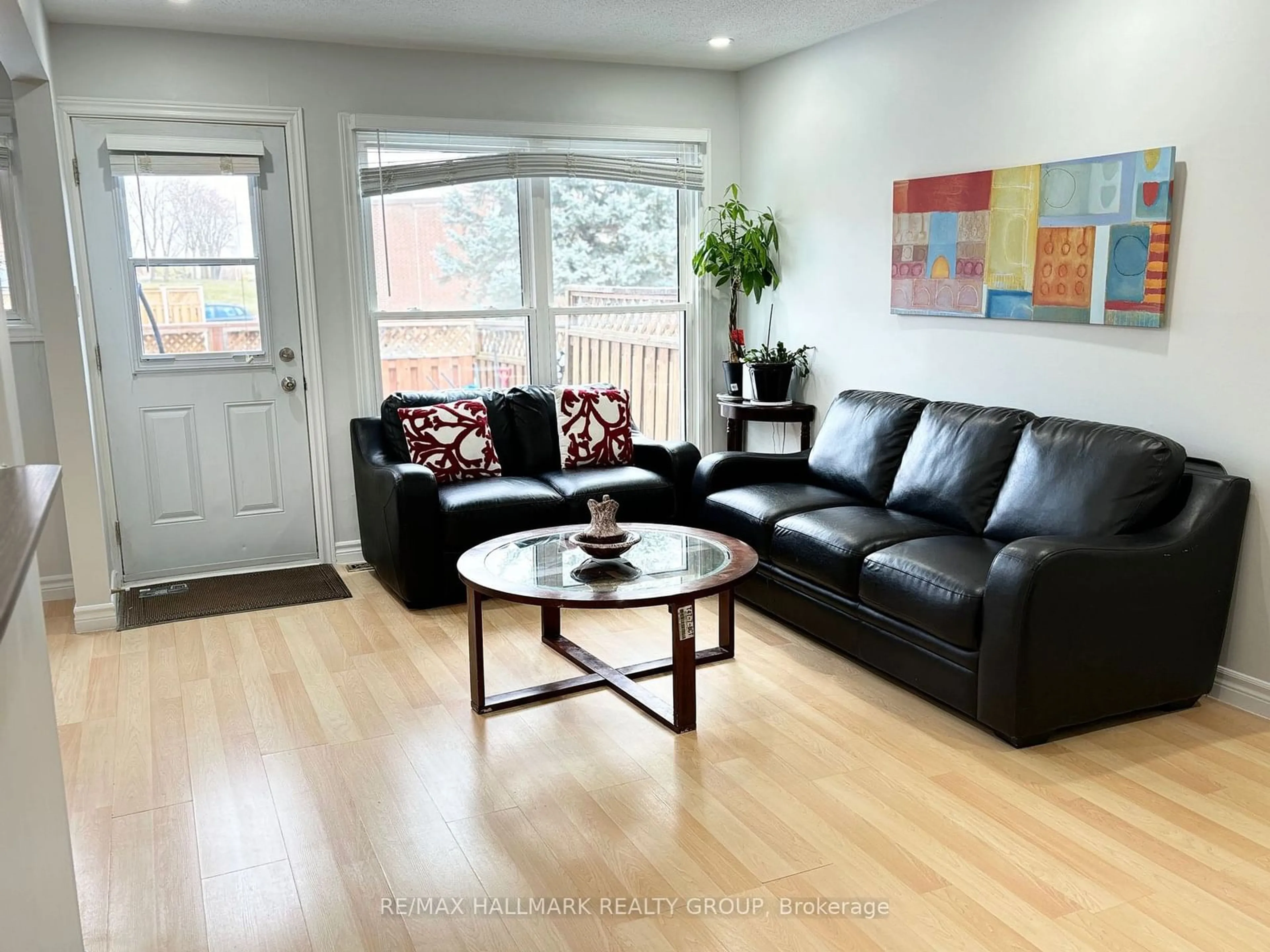 Living room, wood floors for 56D Foxfield Dr #29, Barrhaven Ontario K2J 1P7