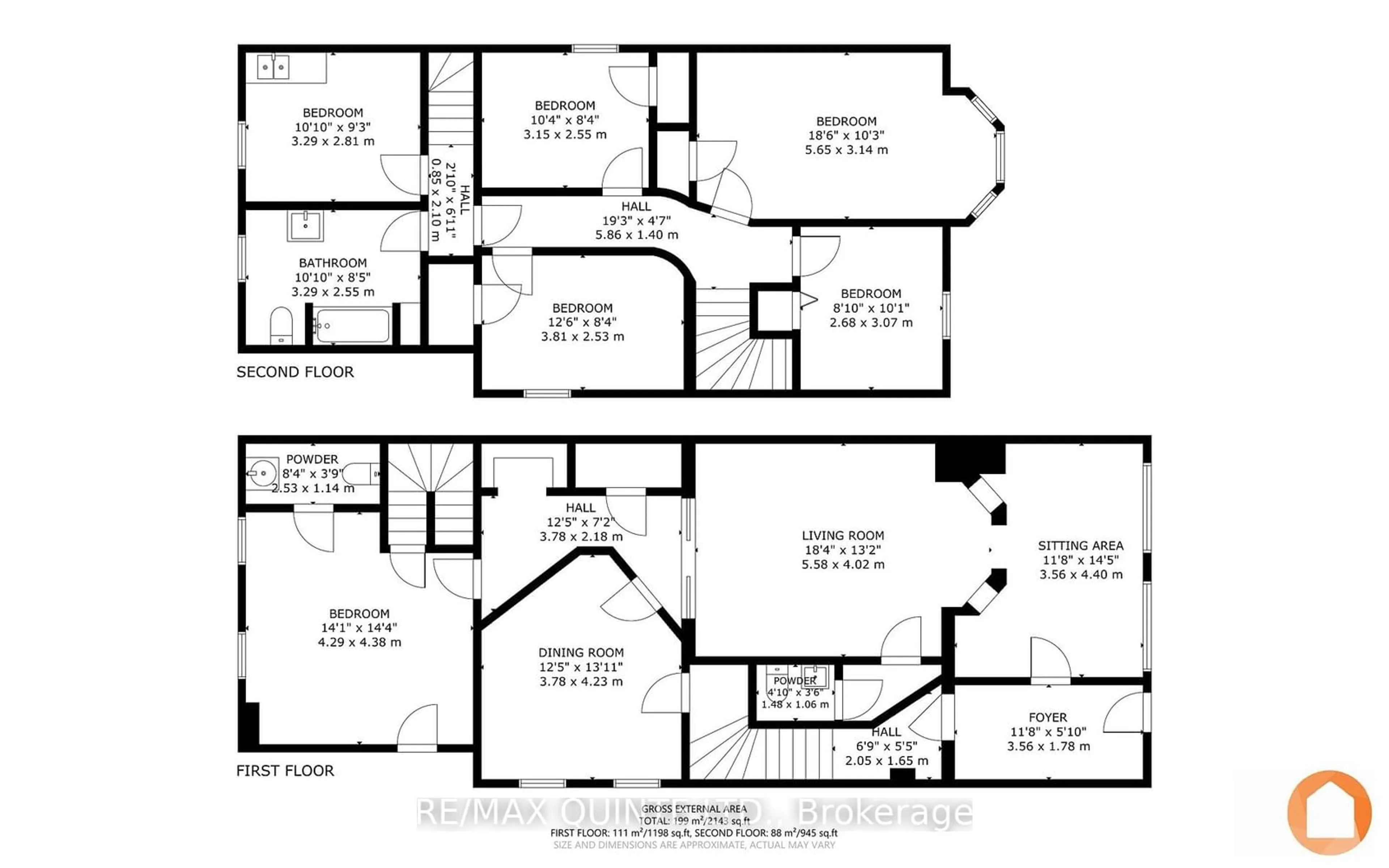 Floor plan for 221 Coleman St, Belleville Ontario K8P 3H8