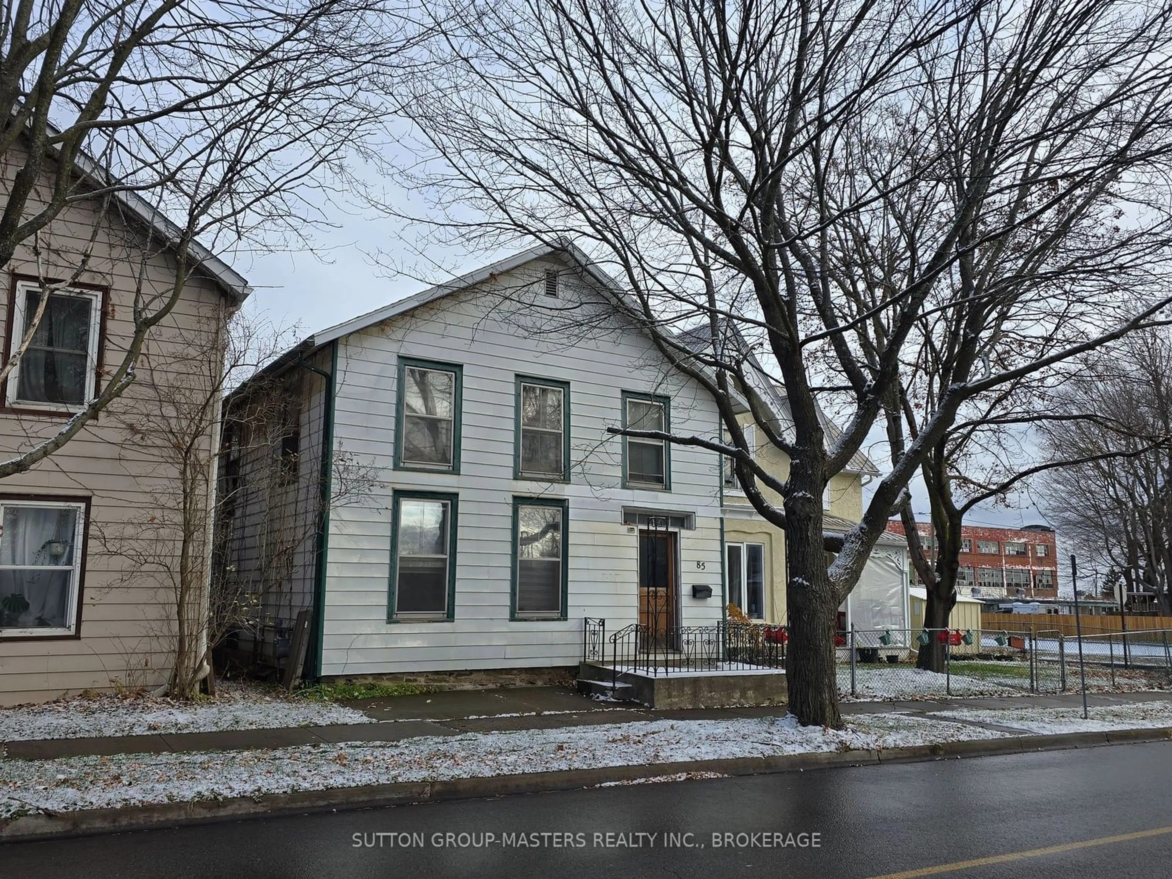 Frontside or backside of a home, the street view for 85 Main St, Gananoque Ontario K7G 2L8