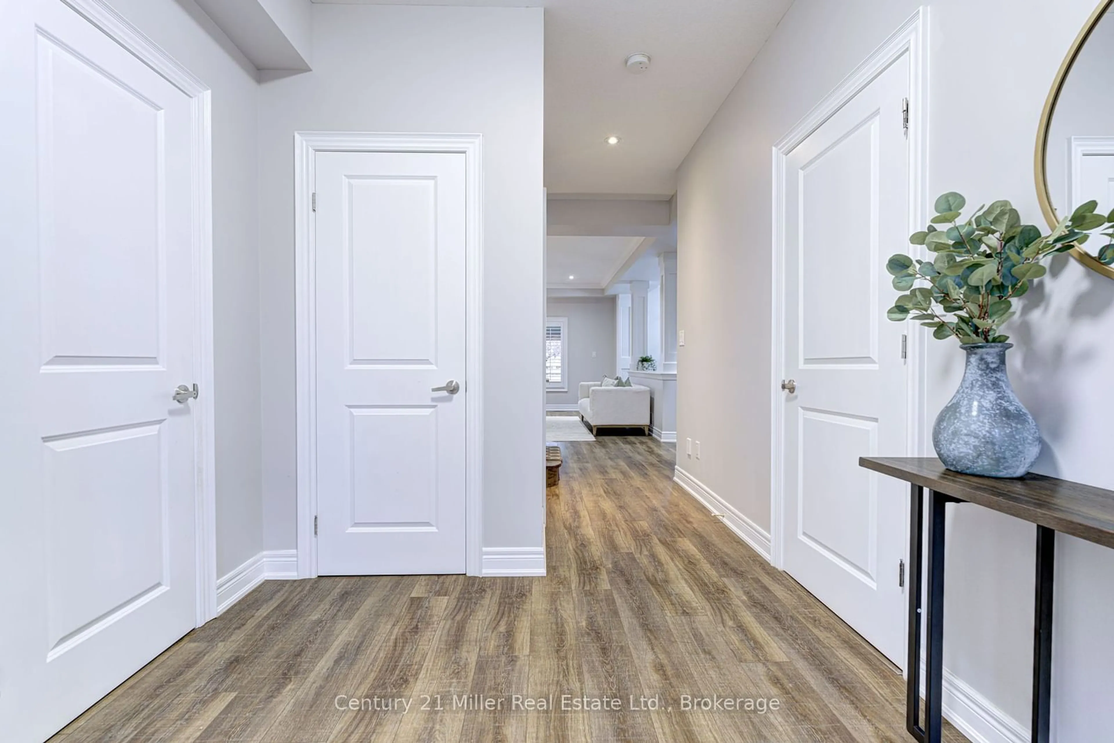 Indoor entryway, wood floors for 23 Blackburn Lane, Hamilton Ontario L0R 1W0