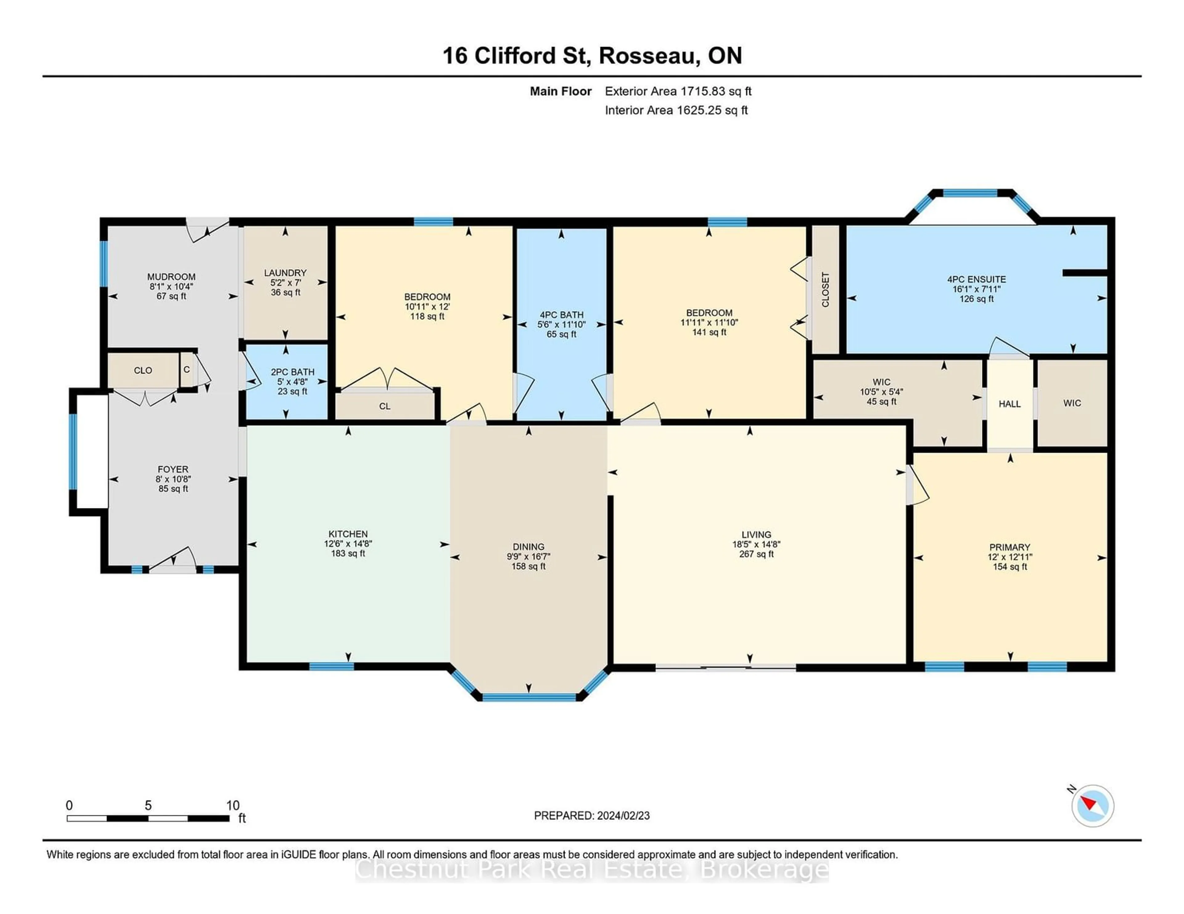 Floor plan for 16 CLIFFORD St, Seguin Ontario P0C 1J0