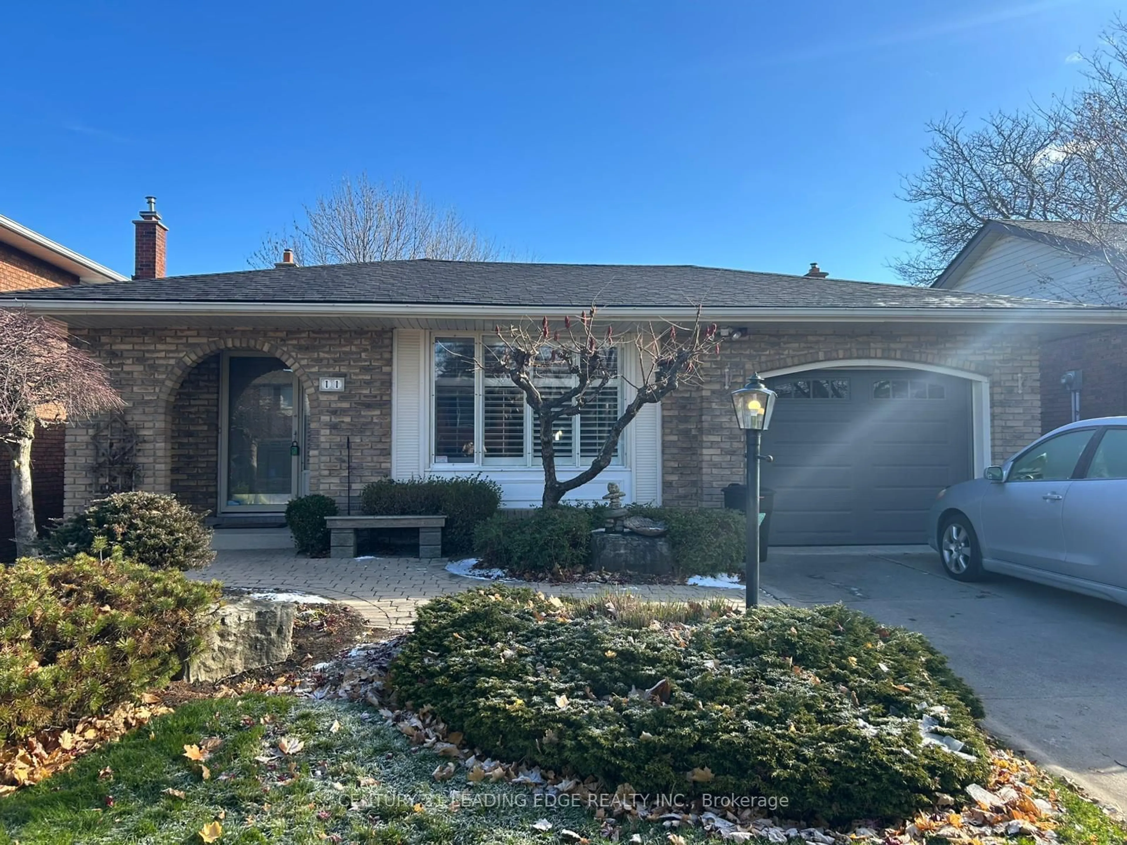 Frontside or backside of a home, the street view for 11 Firenze St, Hamilton Ontario L9C 6T2