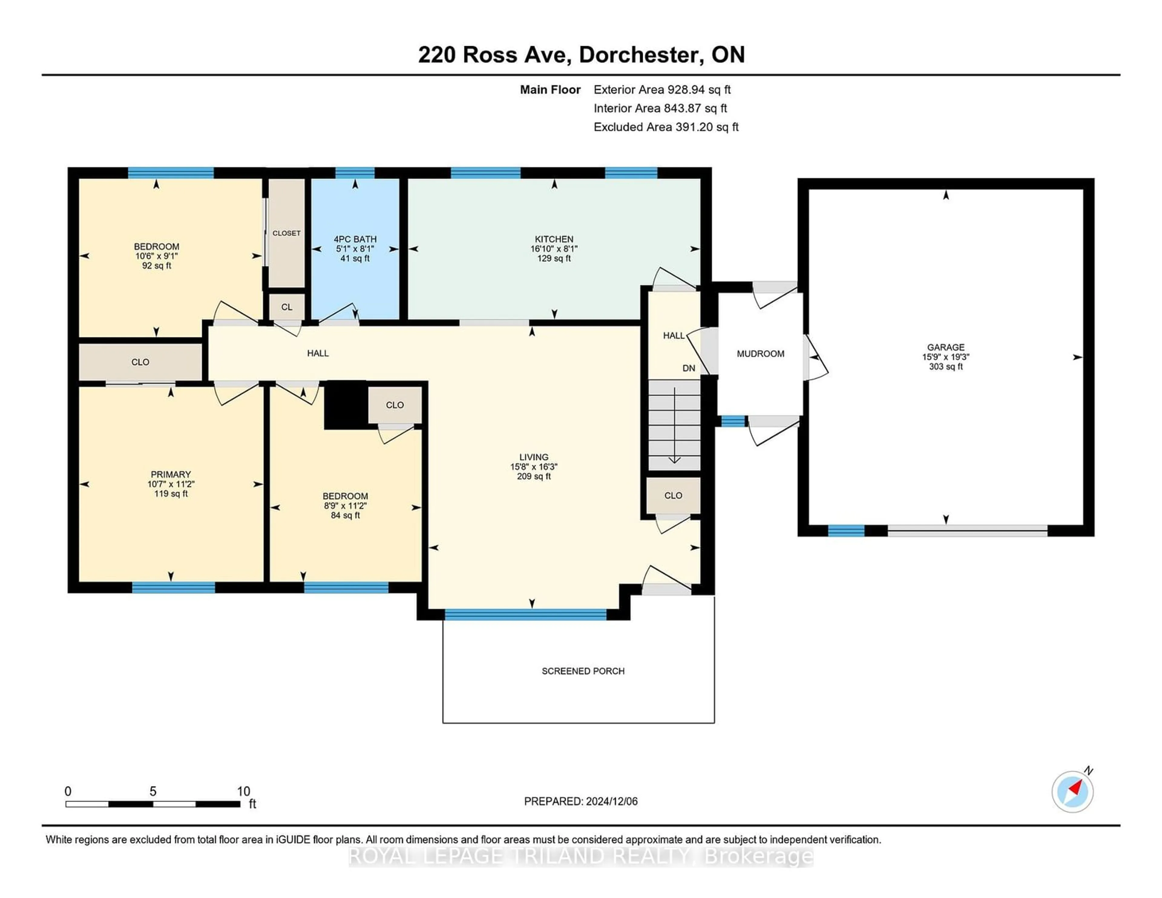 Floor plan for 220 Ross Ave, Thames Centre Ontario N0L 1G1