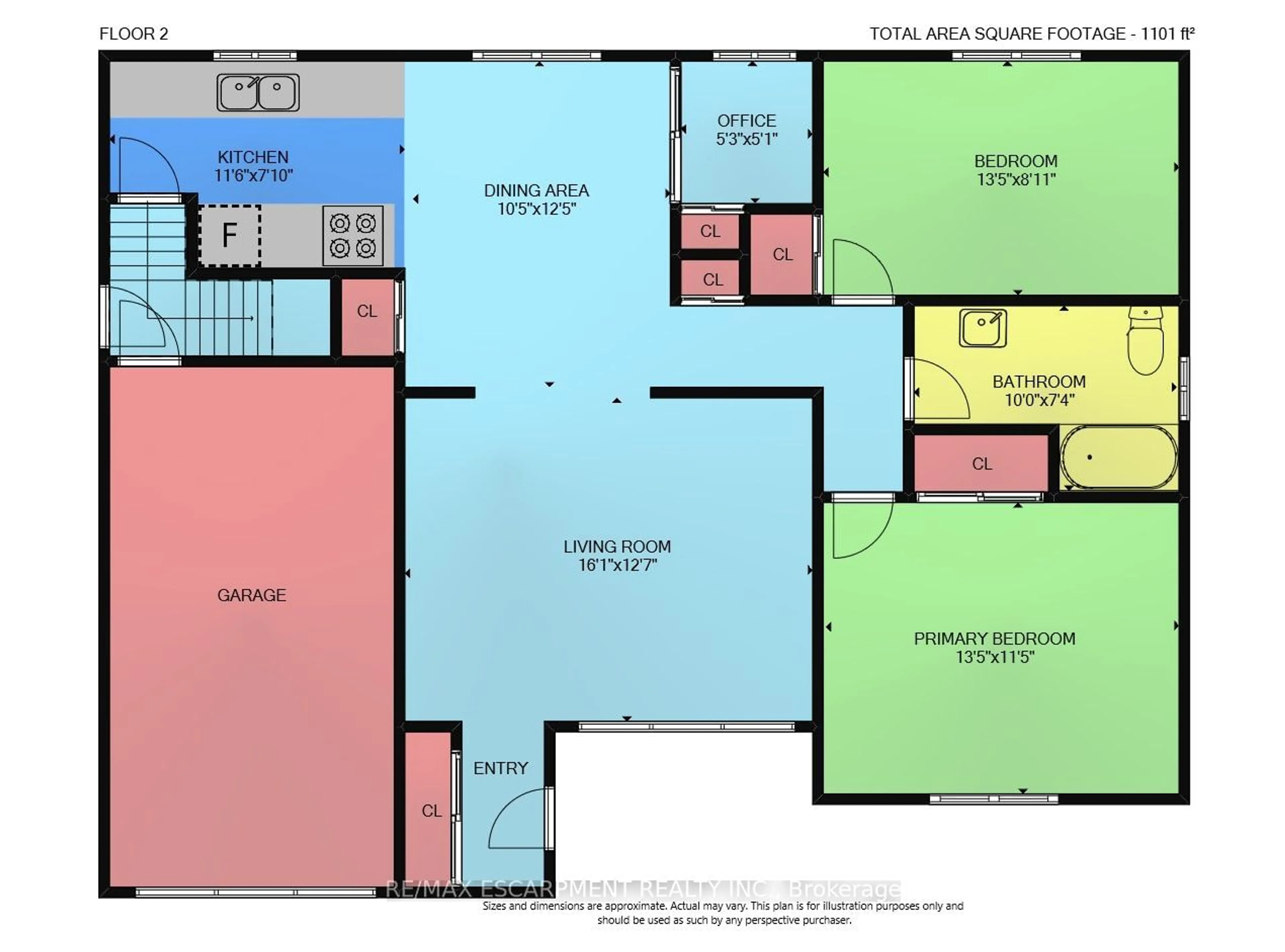 Floor plan for 5934 North St, Niagara Falls Ontario L2G 1J8