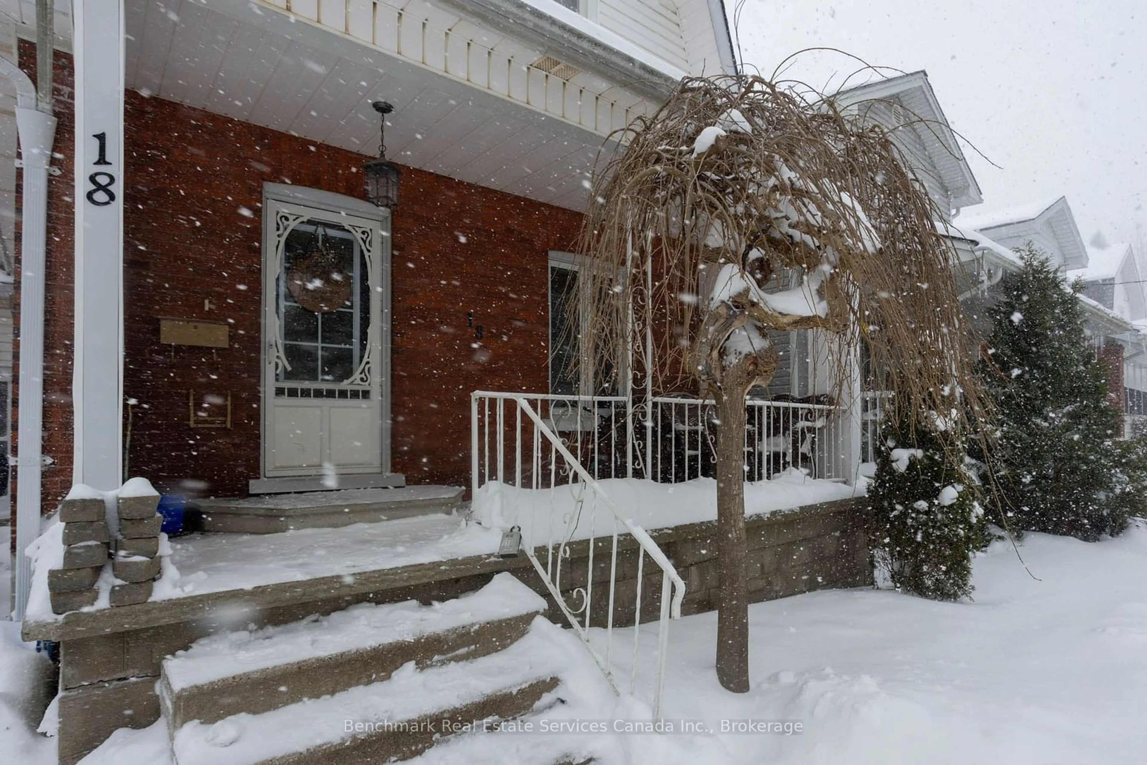 A pic from exterior of the house or condo, the street view for 18 Cambria St, Stratford Ontario N5A 1G5