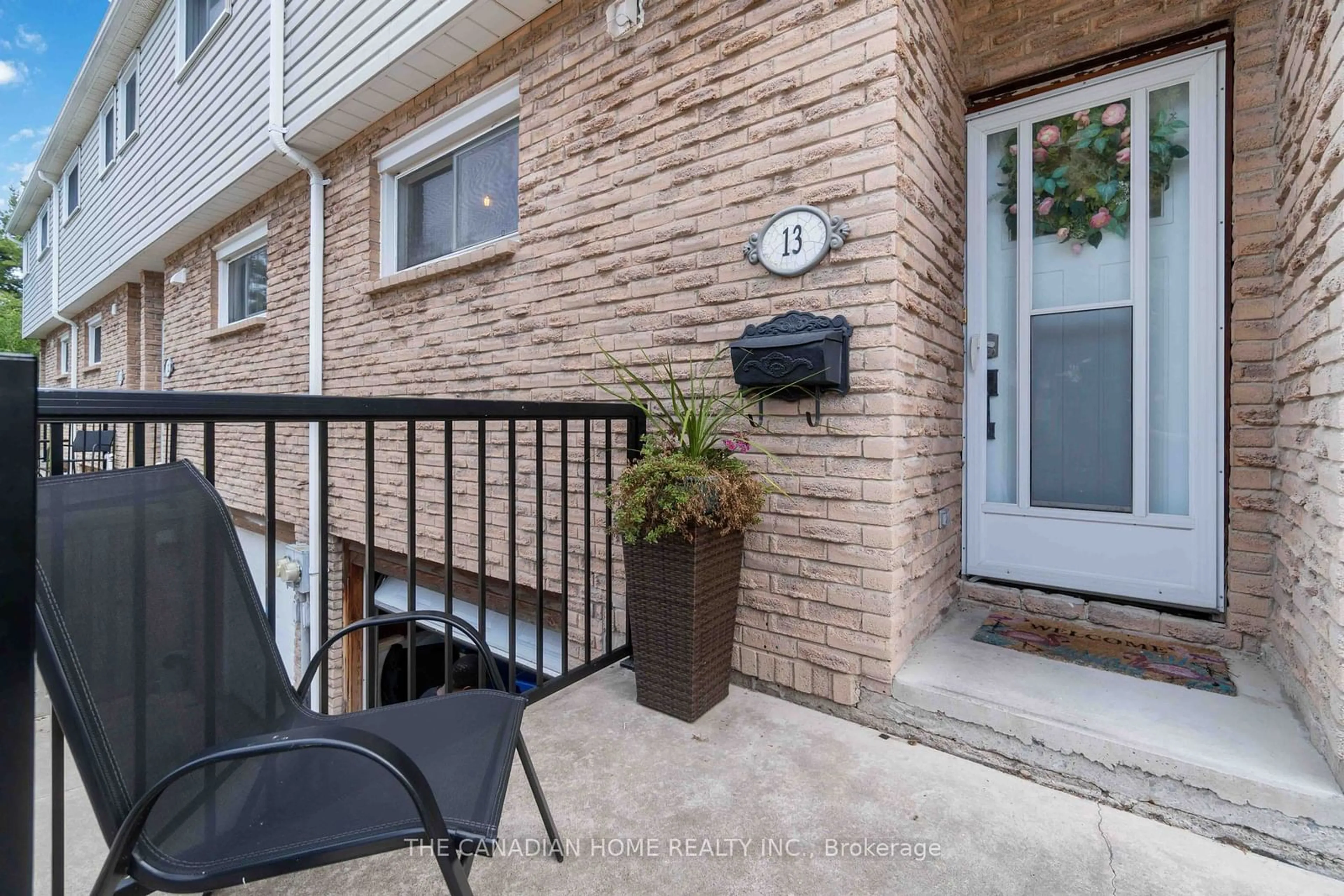 Patio, the fenced backyard for 149 St. Catharines St #13, West Lincoln Ontario L0R 2A0