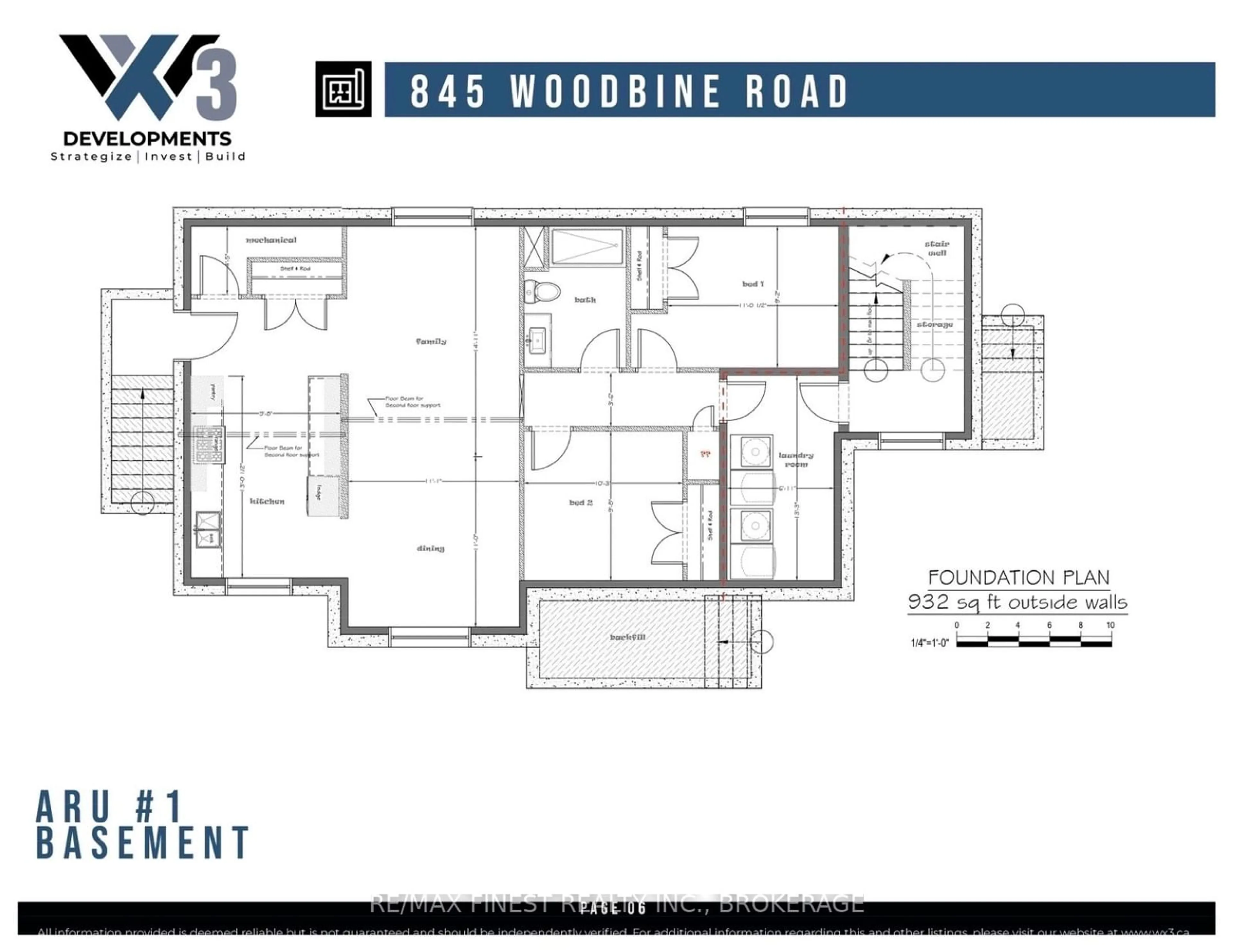 Floor plan for 845 Woodbine Rd, Kingston Ontario K7P 2X3