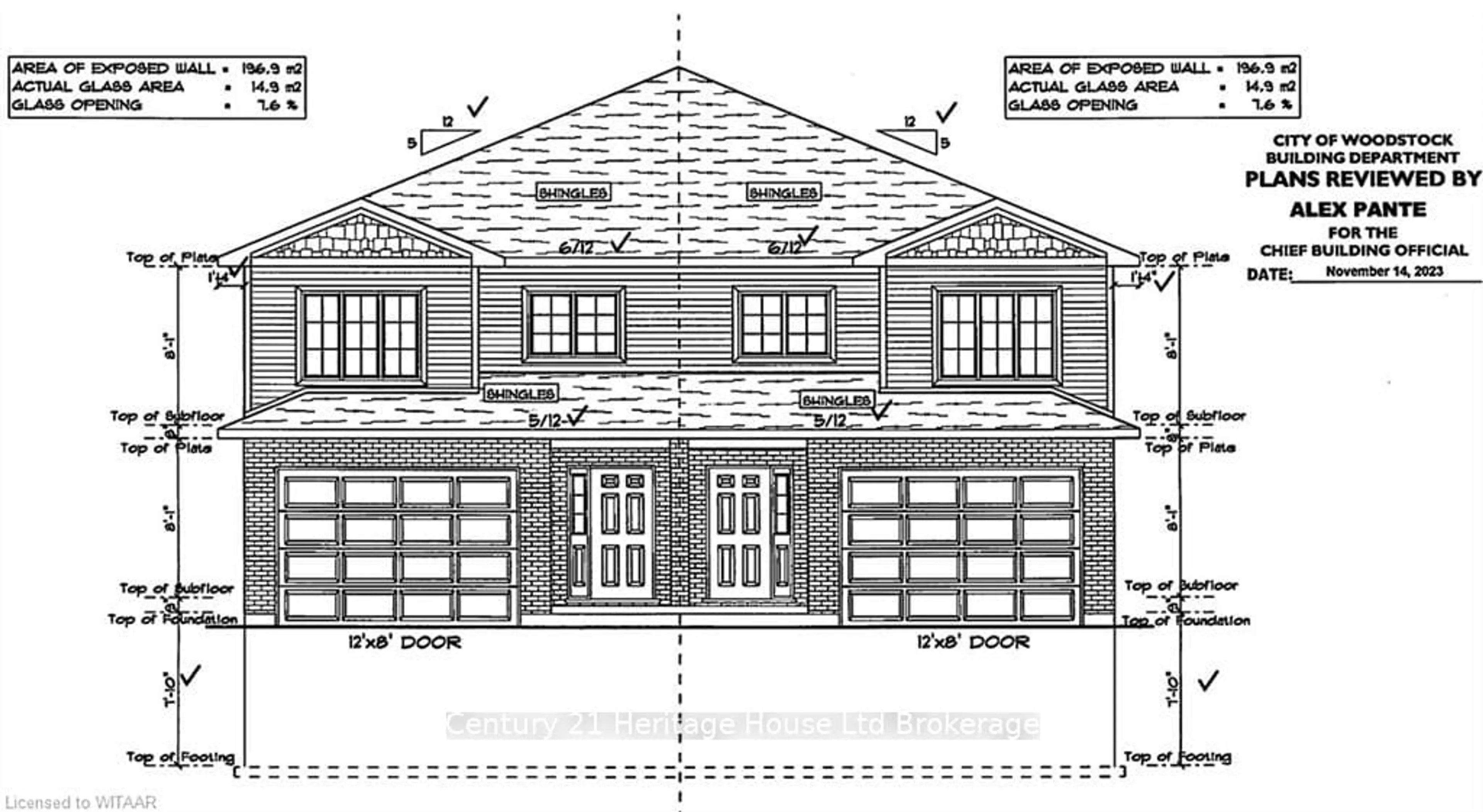 Home with brick exterior material for 303 SIMCOE St, Woodstock Ontario N4S 1J1