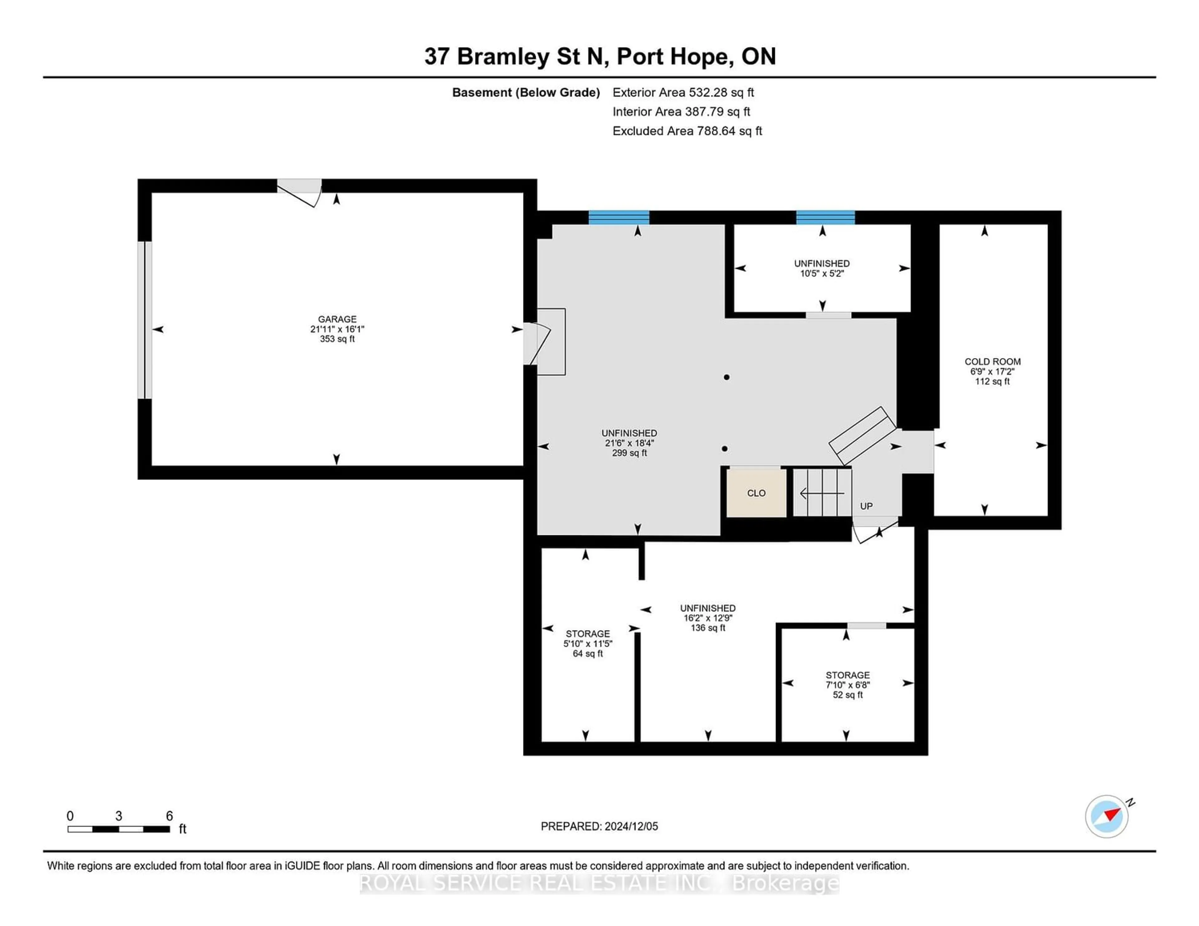 Floor plan for 37 Bramley St, Port Hope Ontario L1A 3L1