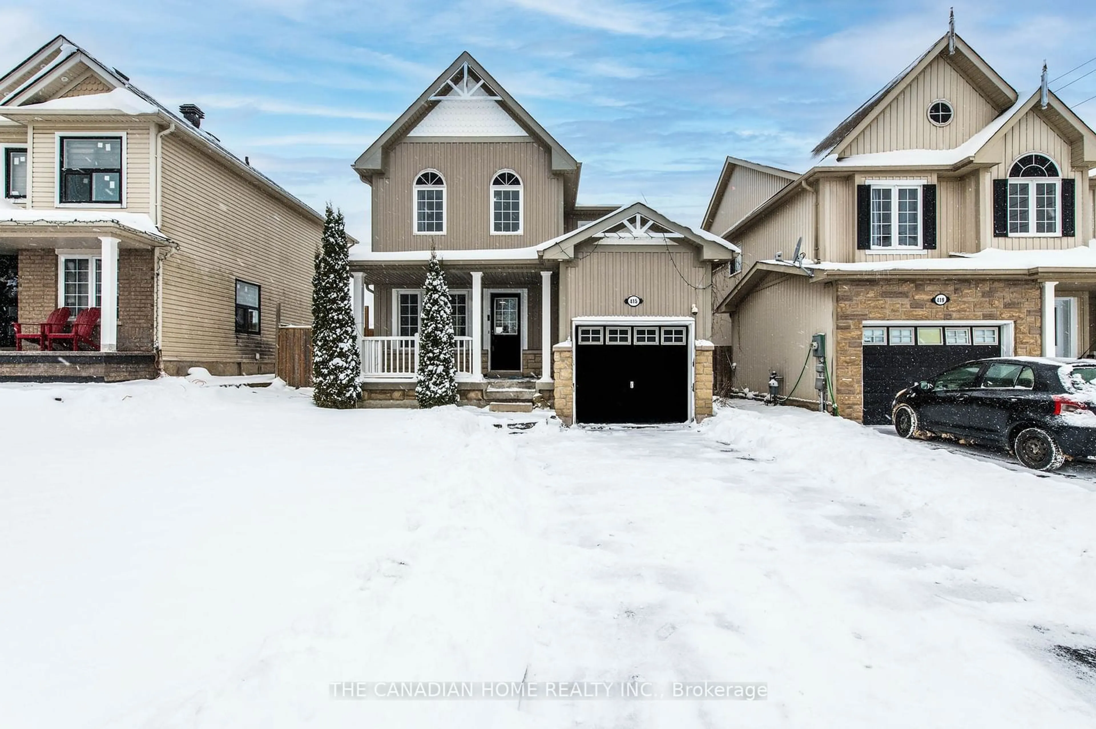 A pic from outside/outdoor area/front of a property/back of a property/a pic from drone, street for 415 Orvis Cres, Shelburne Ontario L0N 1S2