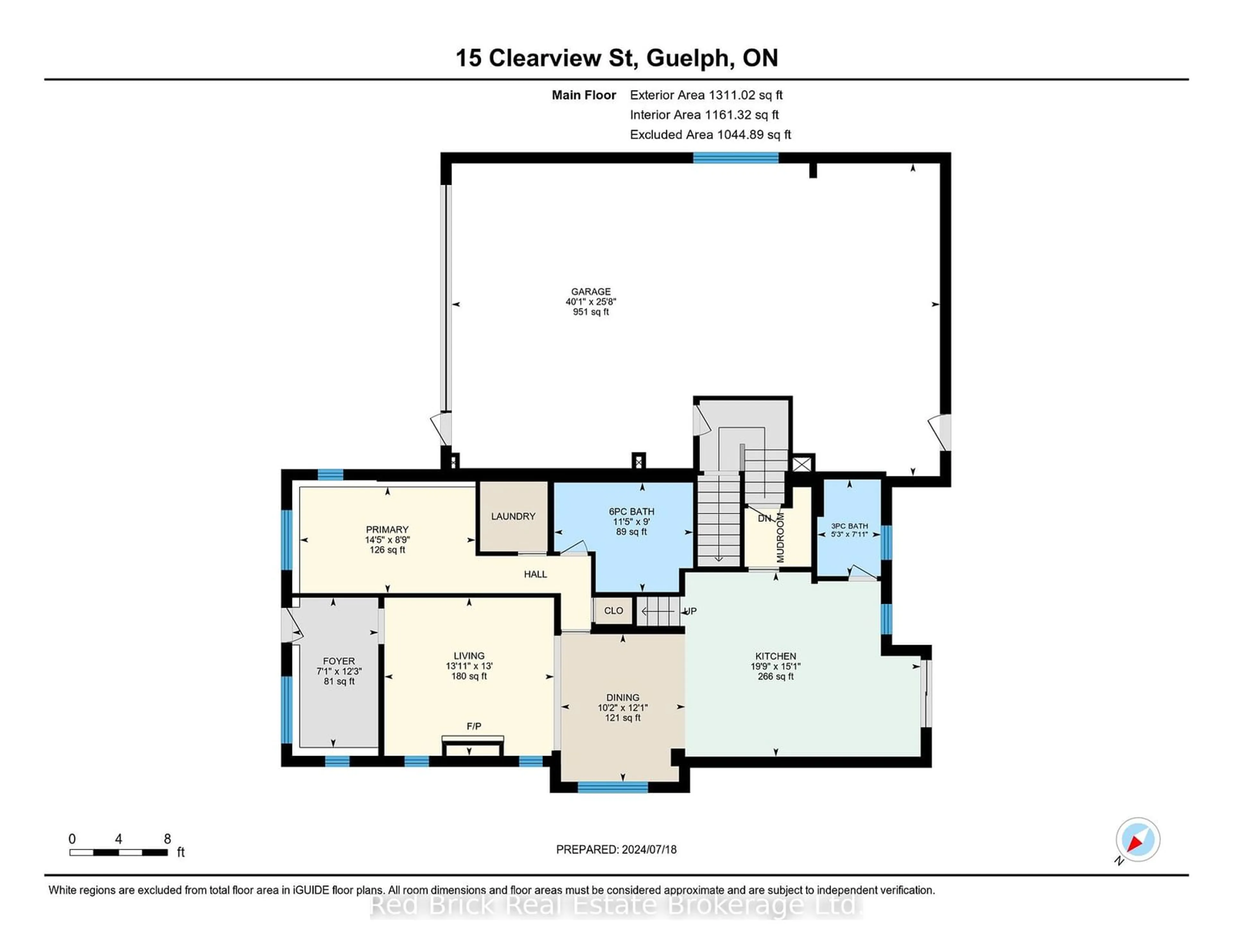 Floor plan for 15 CLEARVIEW St, Guelph Ontario N1E 6C4